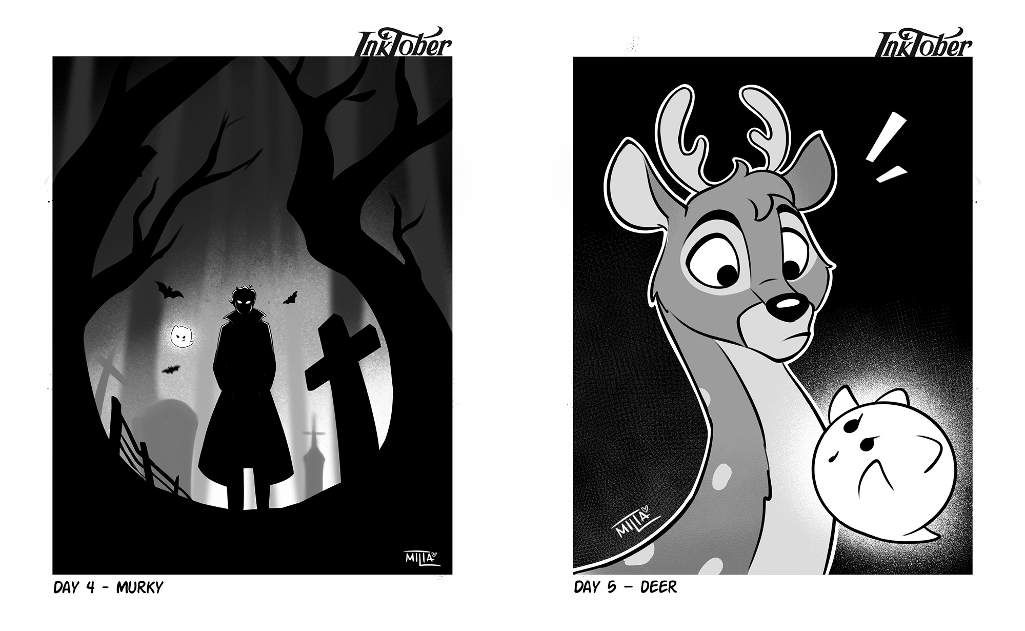 Inktober 2025 — Изображение №5 — Иллюстрация, Графика на Dprofile