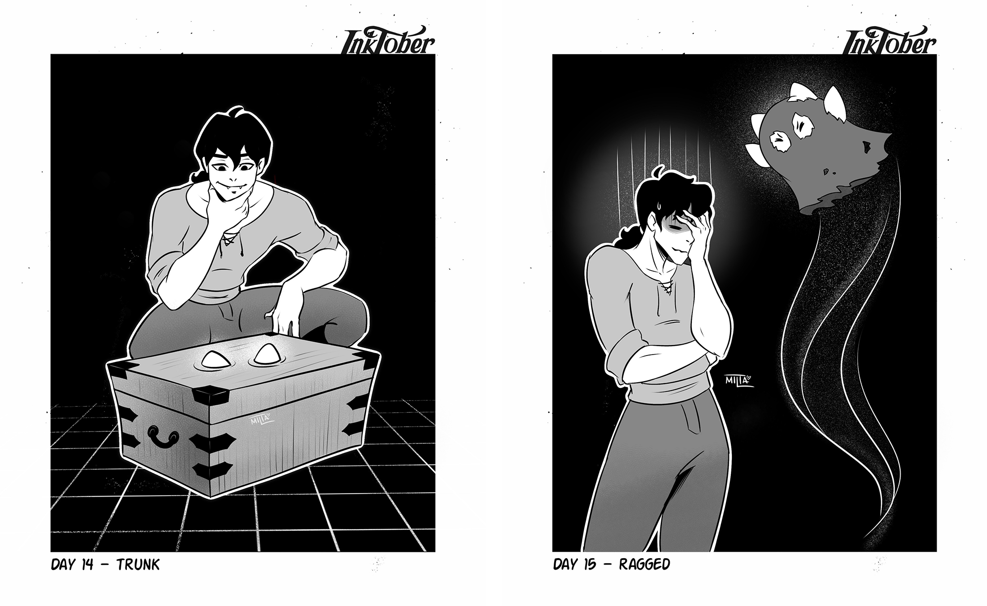 Inktober 2025 — Изображение №10 — Иллюстрация, Графика на Dprofile