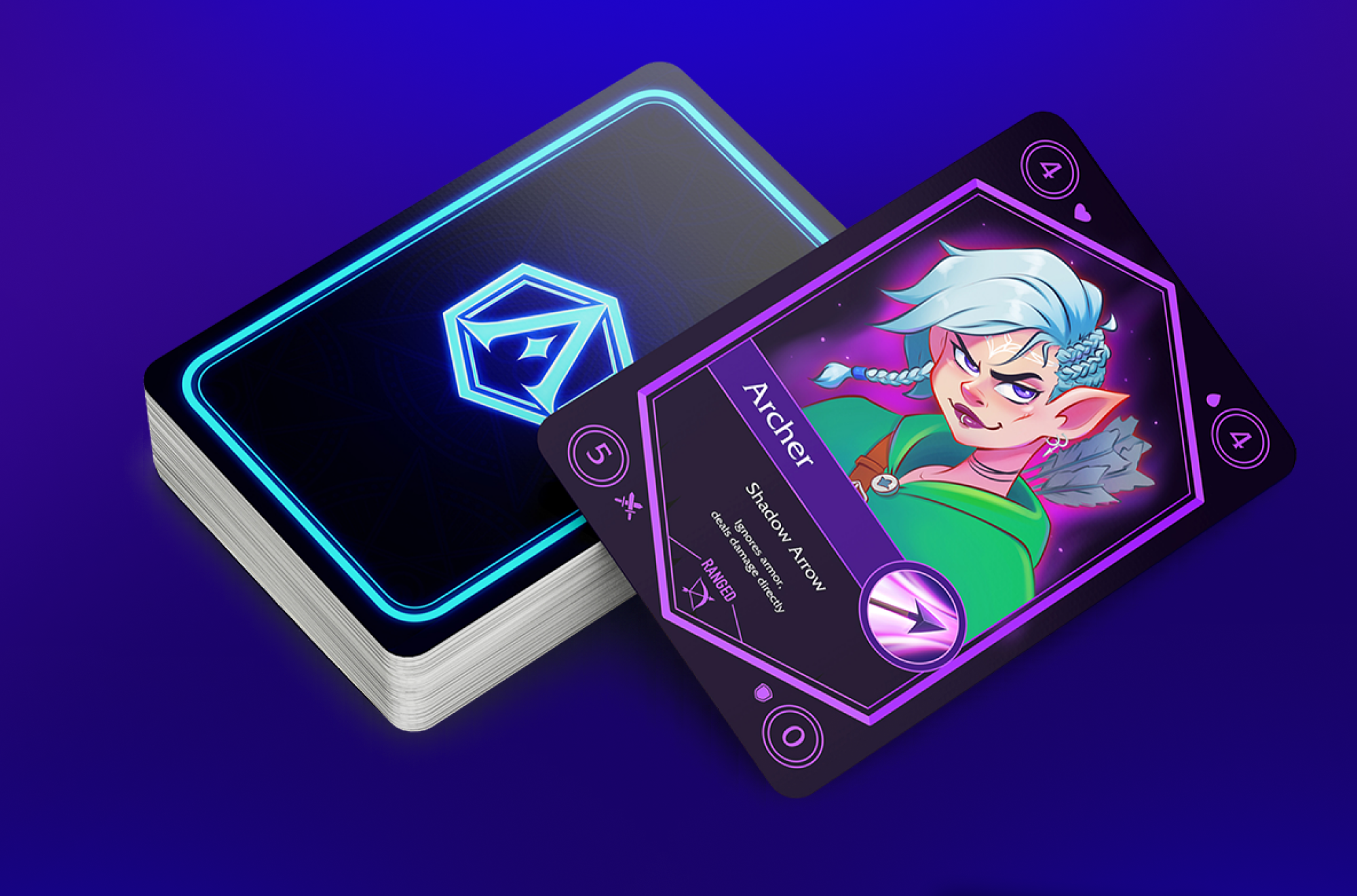 ARCANA  — герой-ориентированная карточная игра (TCG) — Изображение №8 — Интерфейсы, Иллюстрация на Dprofile