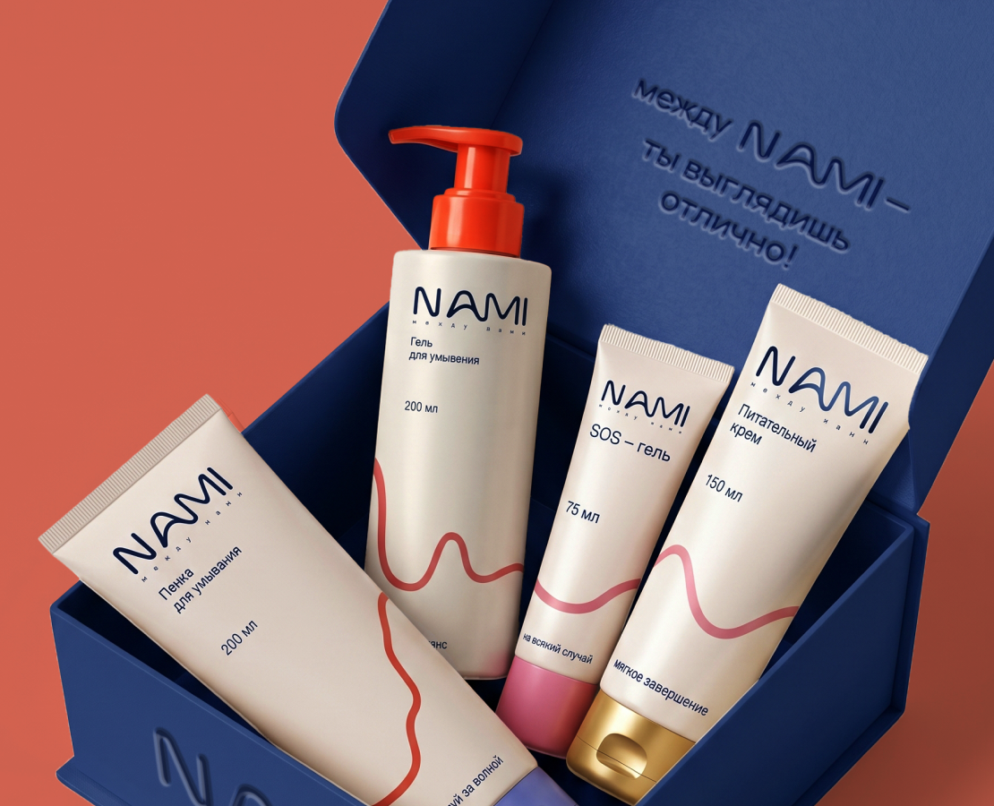 Nami - бренд уходовой косметики для подростков. — Брендинг, Нейро на Dprofile