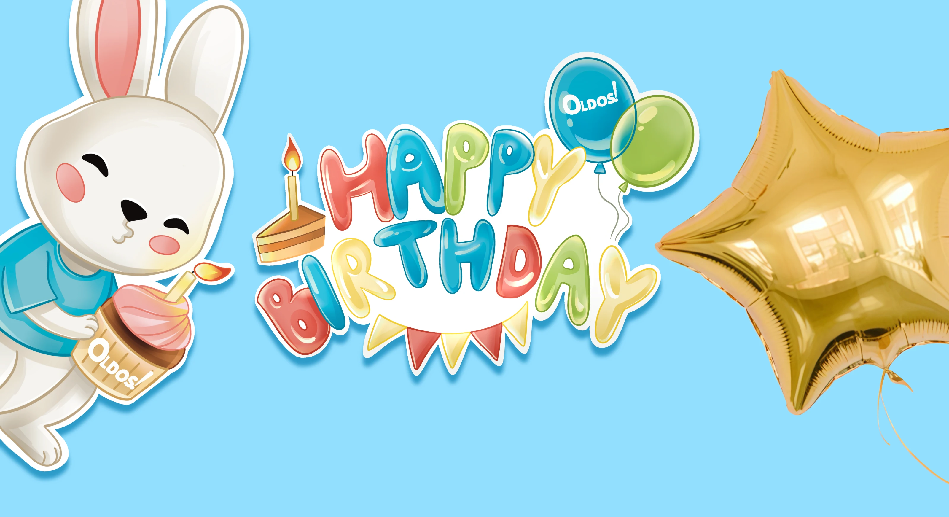 Стикерпак "День рождения" — Изображение №1 — Брендинг, Иллюстрация на Dprofile