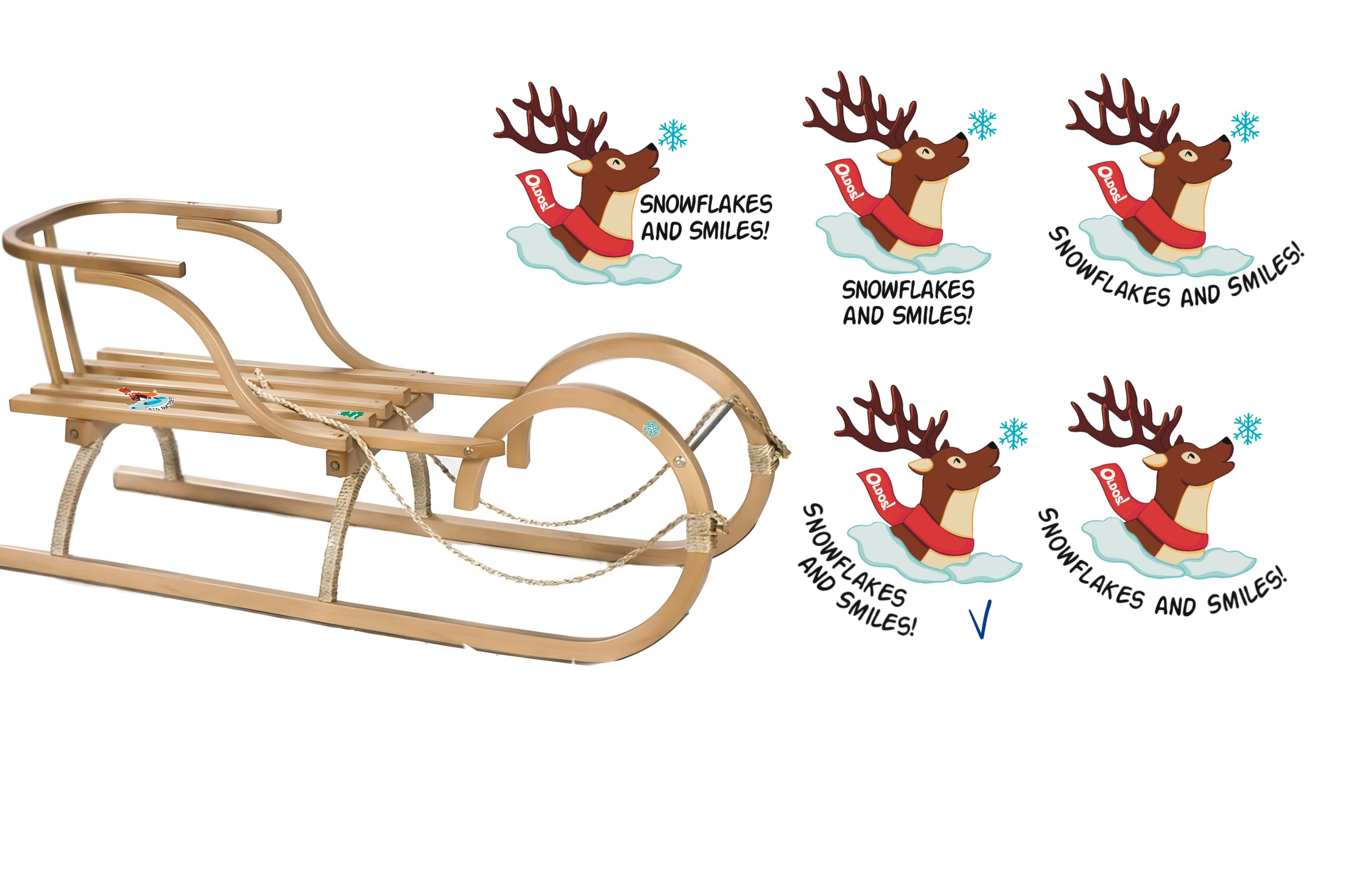 Зимний стикерпак для бренда детской одежды — Изображение №35 — Брендинг, Иллюстрация на Dprofile