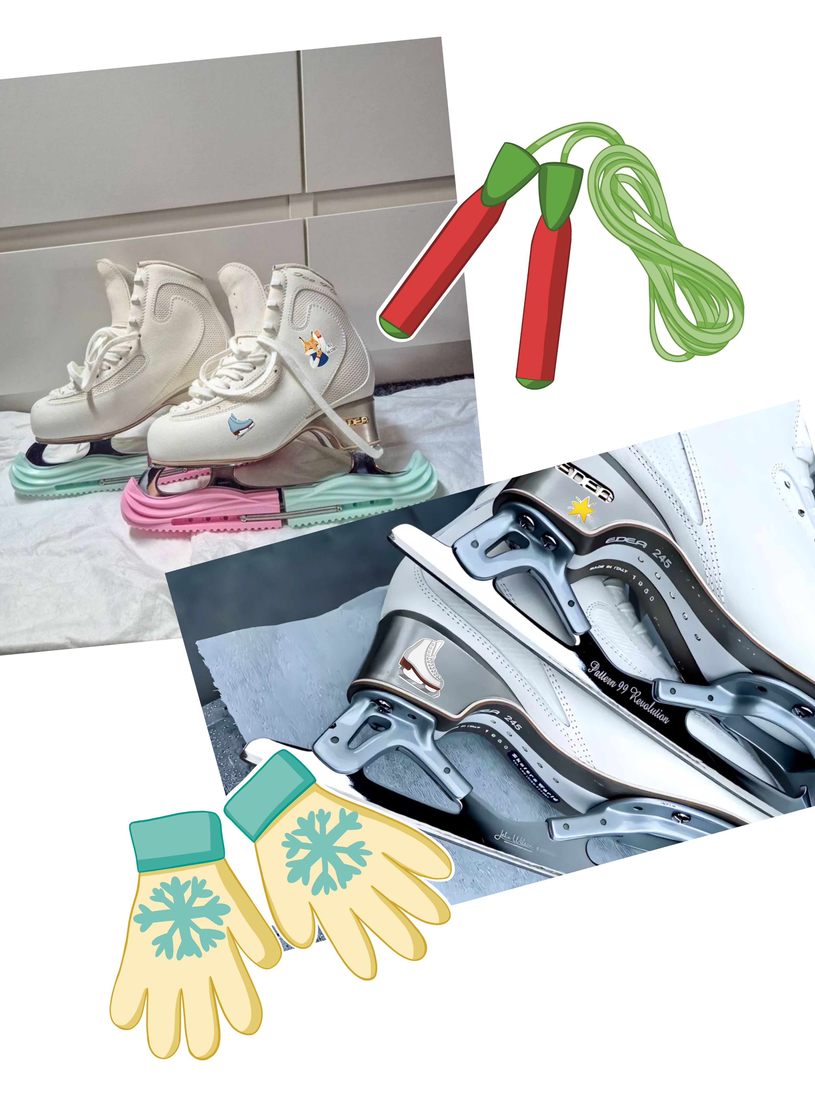 Стикерпак для школы фигурного катания — Изображение №32 — Брендинг, Иллюстрация на Dprofile