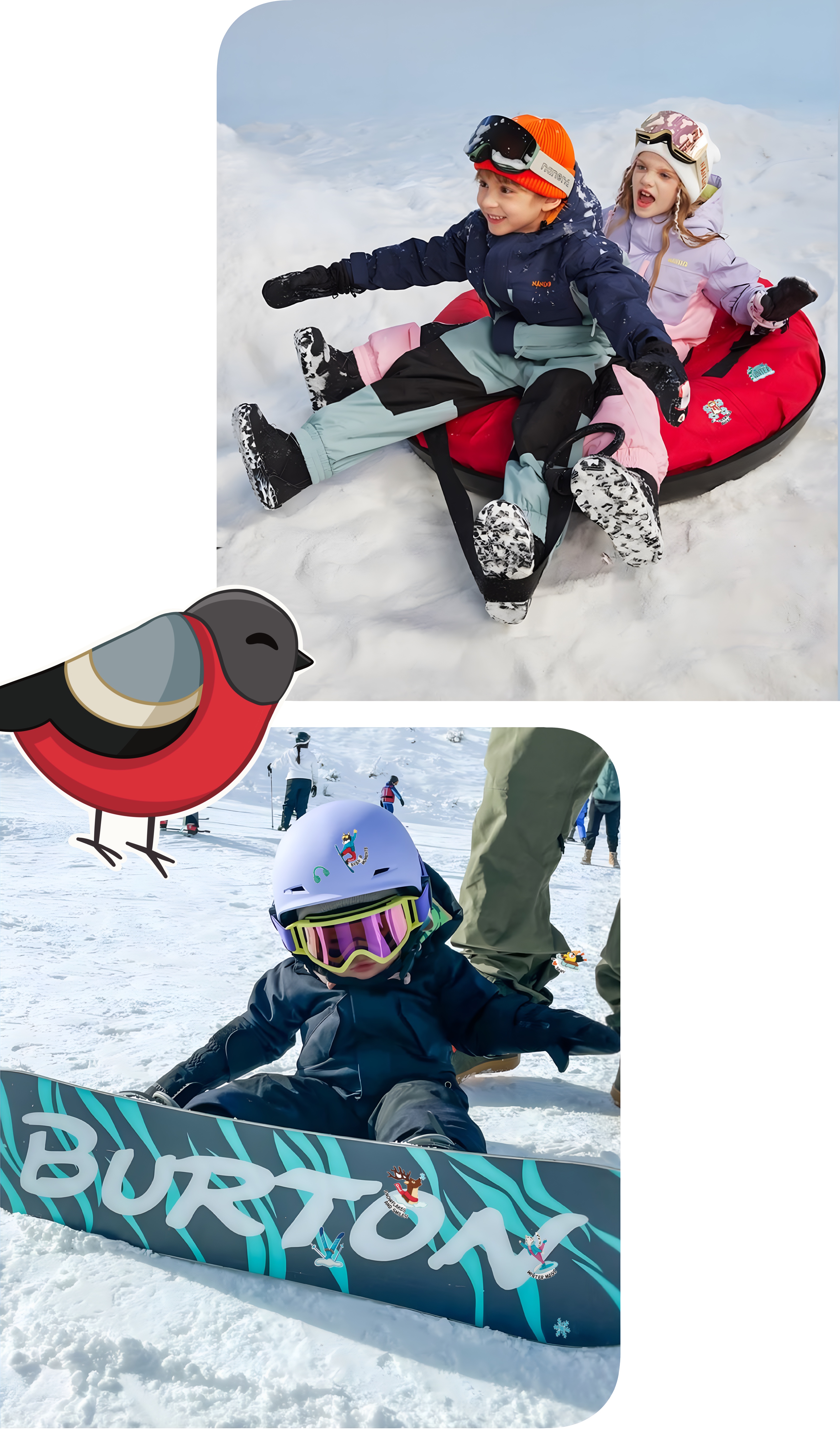 Зимний стикерпак для бренда детской одежды — Изображение №15 — Брендинг, Иллюстрация на Dprofile