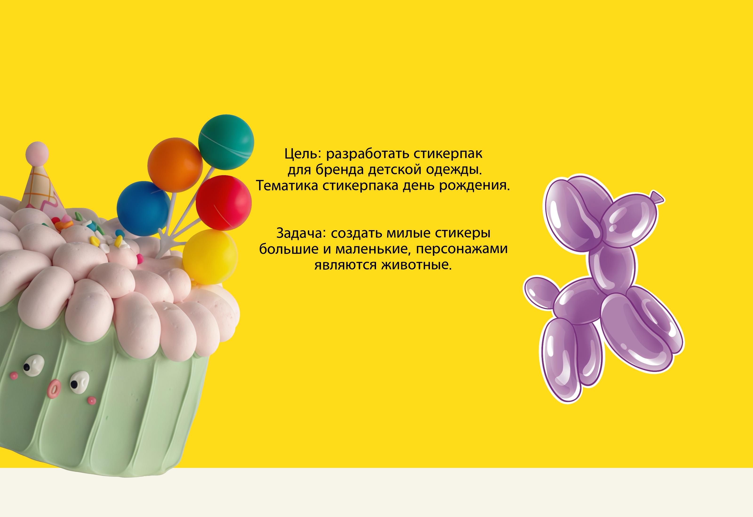 Стикерпак "День рождения" — Изображение №2 — Брендинг, Иллюстрация на Dprofile