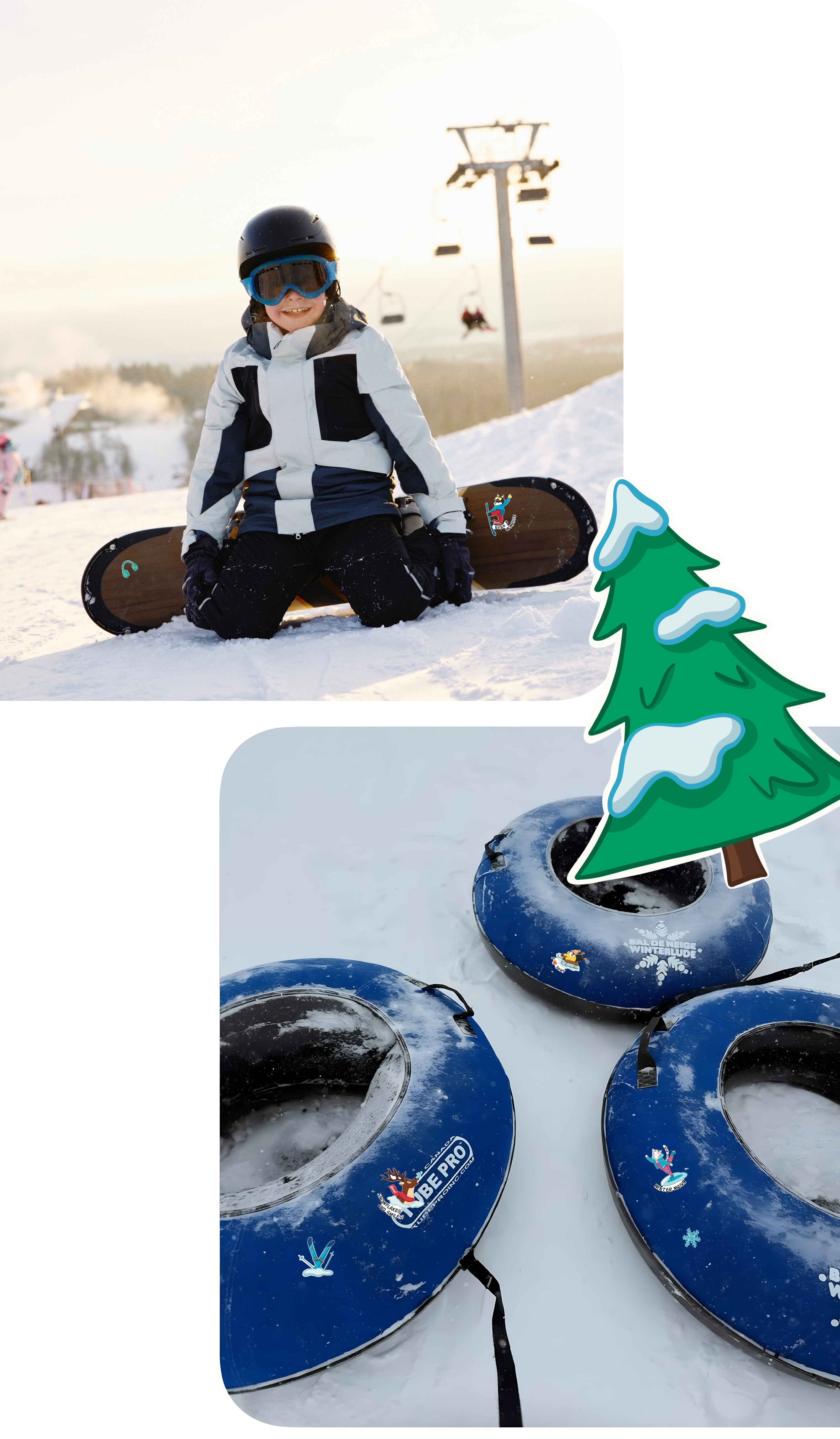 Зимний стикерпак для бренда детской одежды — Изображение №6 — Брендинг, Иллюстрация на Dprofile