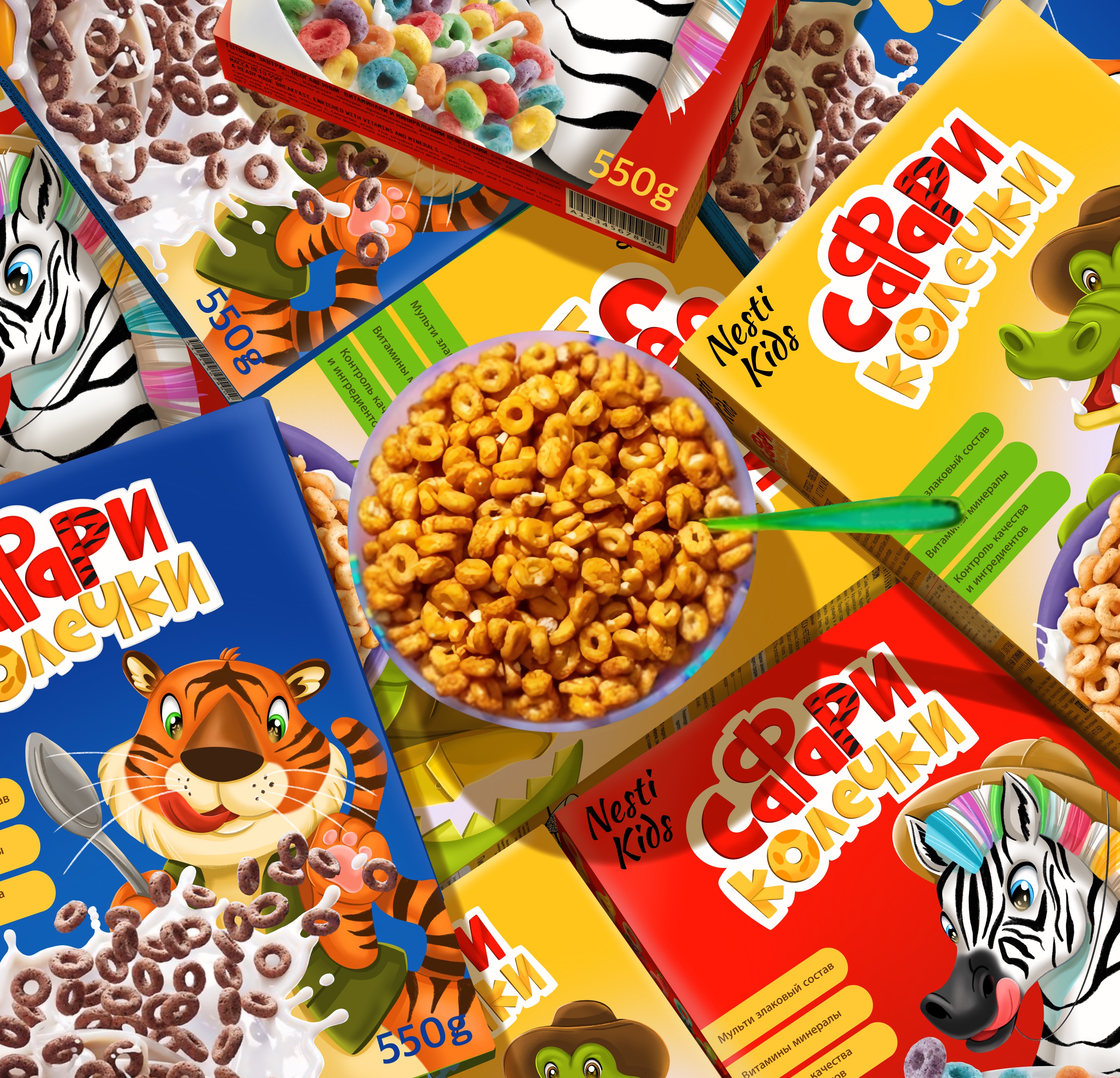 Дизайн упаковки сухого завтрака — Изображение №13 — Брендинг, Иллюстрация на Dprofile