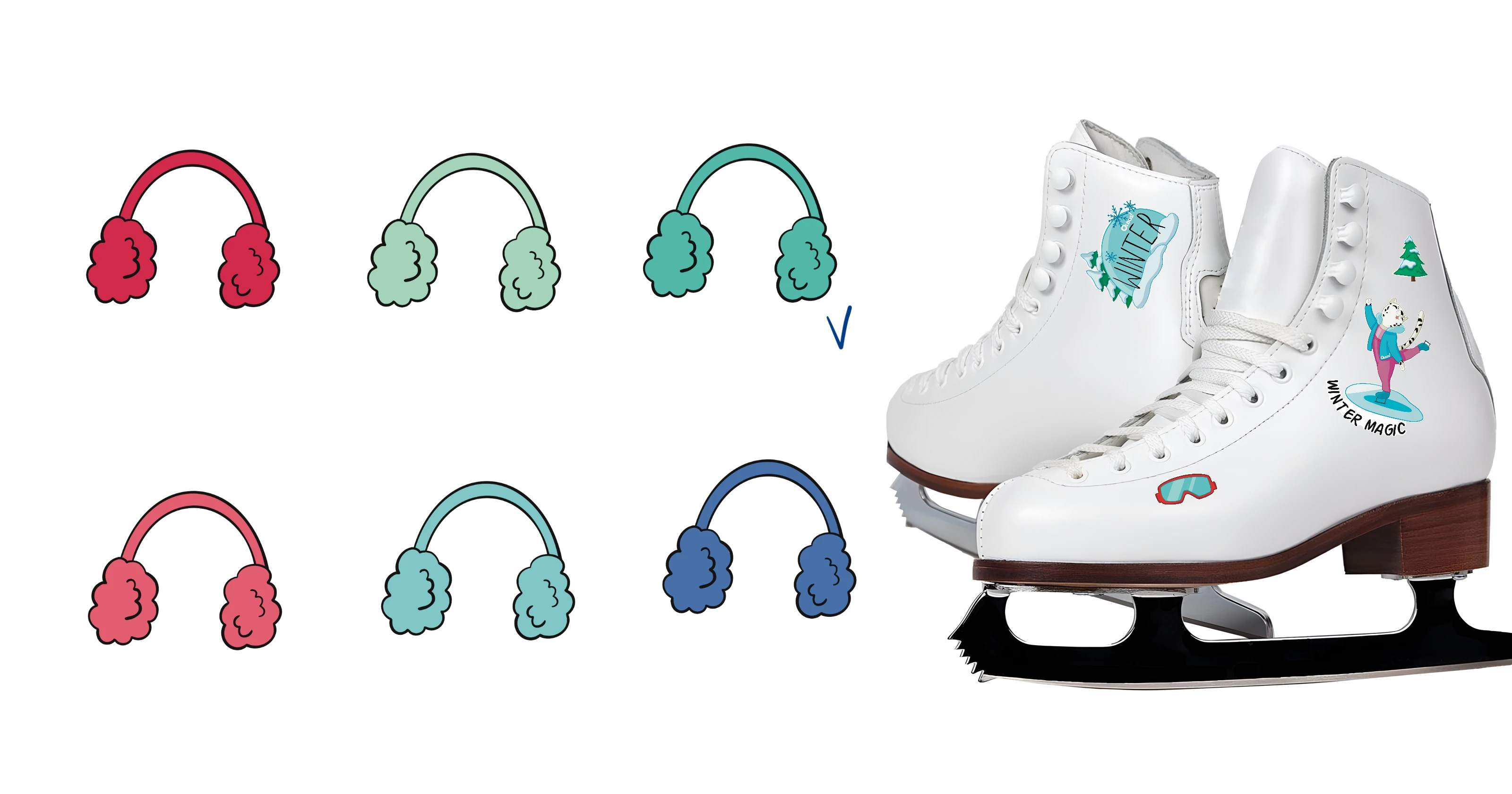 Зимний стикерпак для бренда детской одежды — Изображение №44 — Брендинг, Иллюстрация на Dprofile