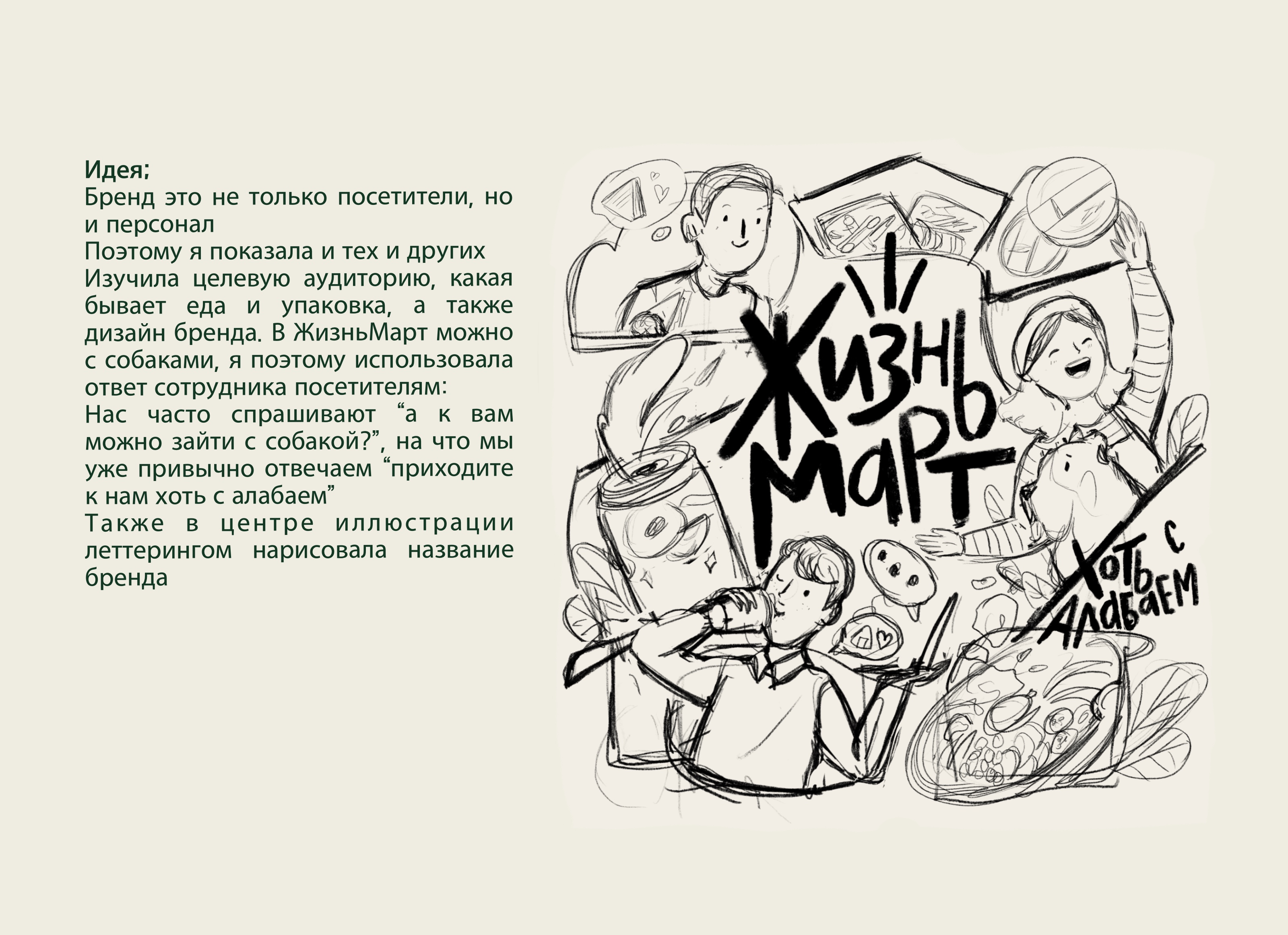 Иллюстрации для мерча бренда "ЖизньМарт" — Изображение №4 — Брендинг, Иллюстрация на Dprofile