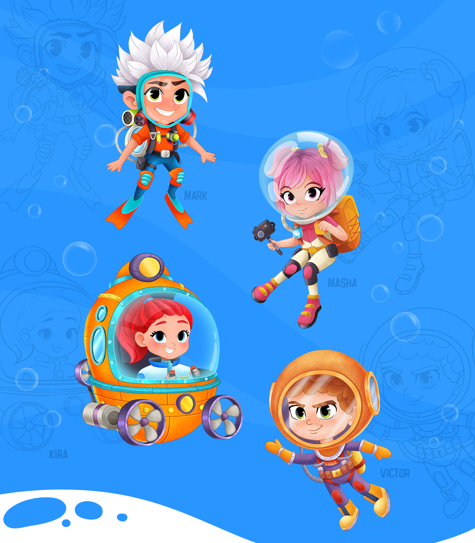 Настольная игра | Глубоководная экспедиция — Изображение №3 — Интерфейсы, Иллюстрация на Dprofile