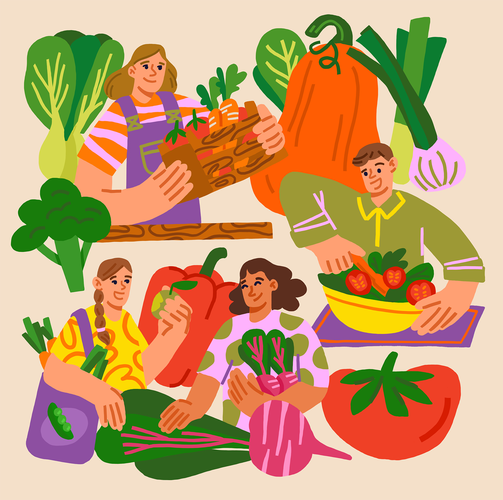 Summer Vibes — Playful Illustration Series — Изображение №5 — Иллюстрация на Dprofile