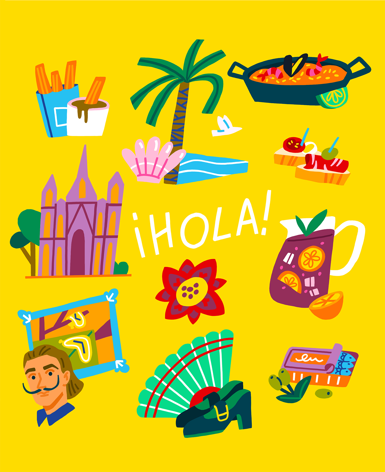 Summer Vibes — Playful Illustration Series — Изображение №1 — Иллюстрация на Dprofile