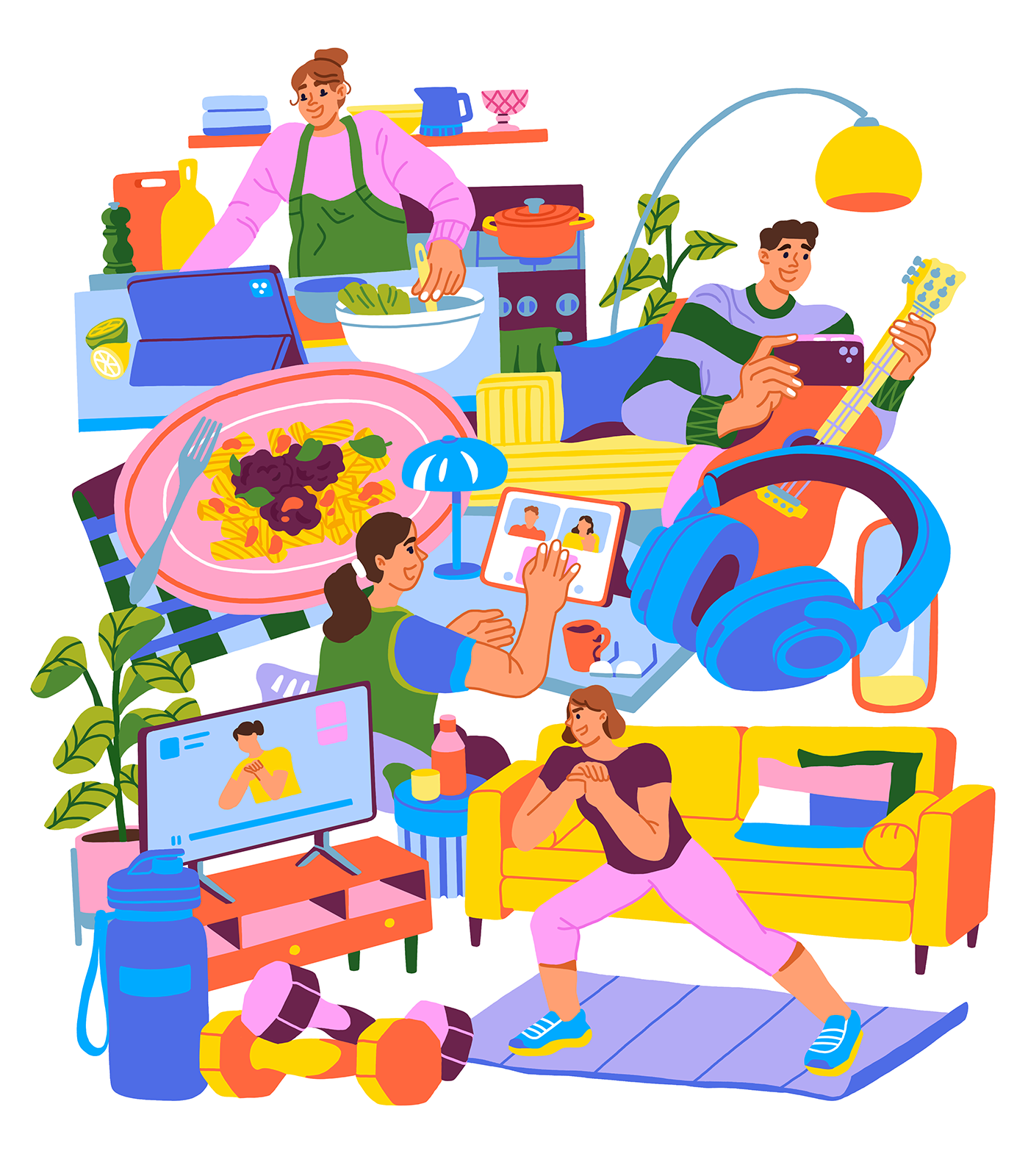 Collection of editorial Illustrations — Изображение №1 — Иллюстрация на Dprofile