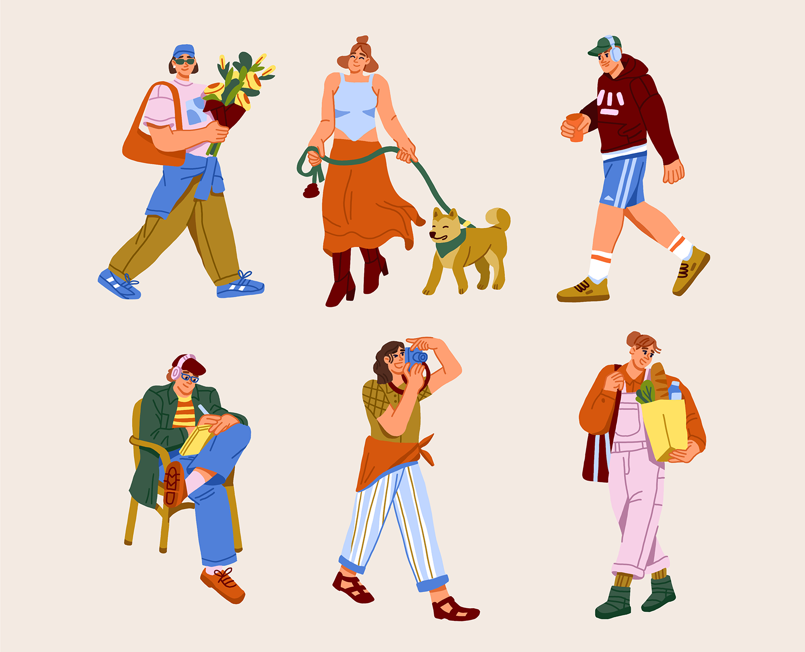 Bright Characters for Editorial на Dprofile