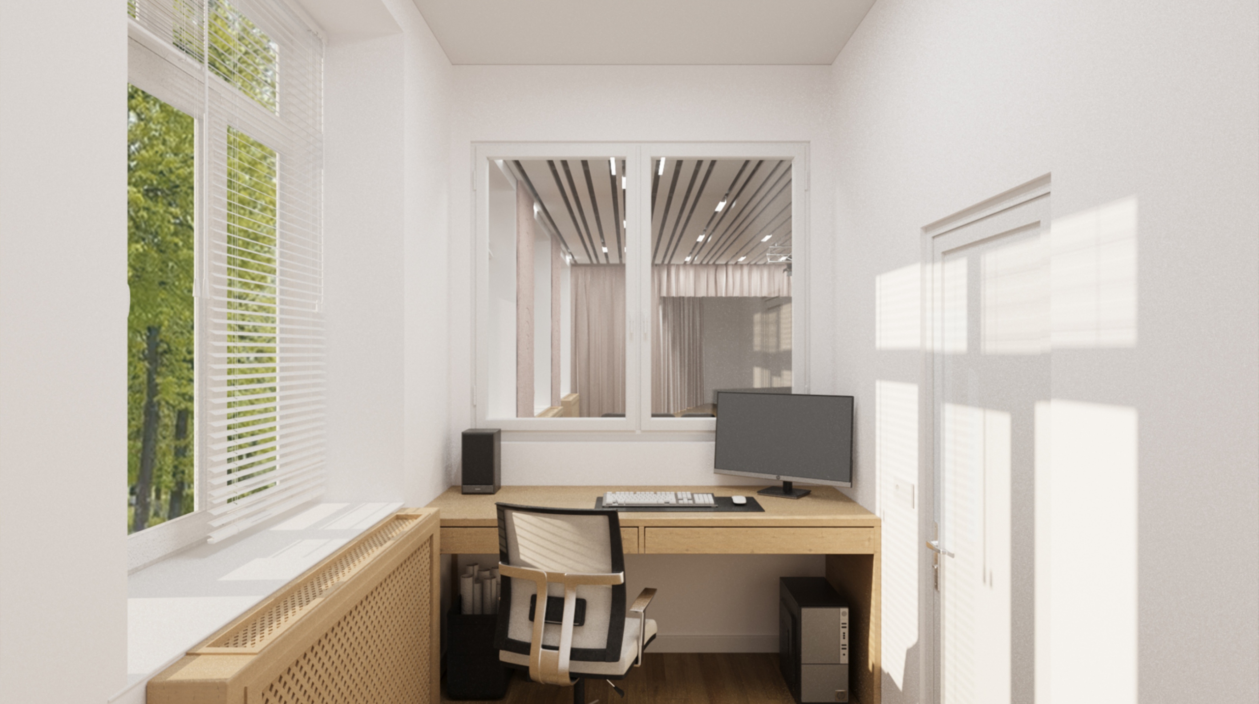 Дизайн-проект актового зала Гимназия №21 — Изображение №5 — 3D, Архитектура на Dprofile