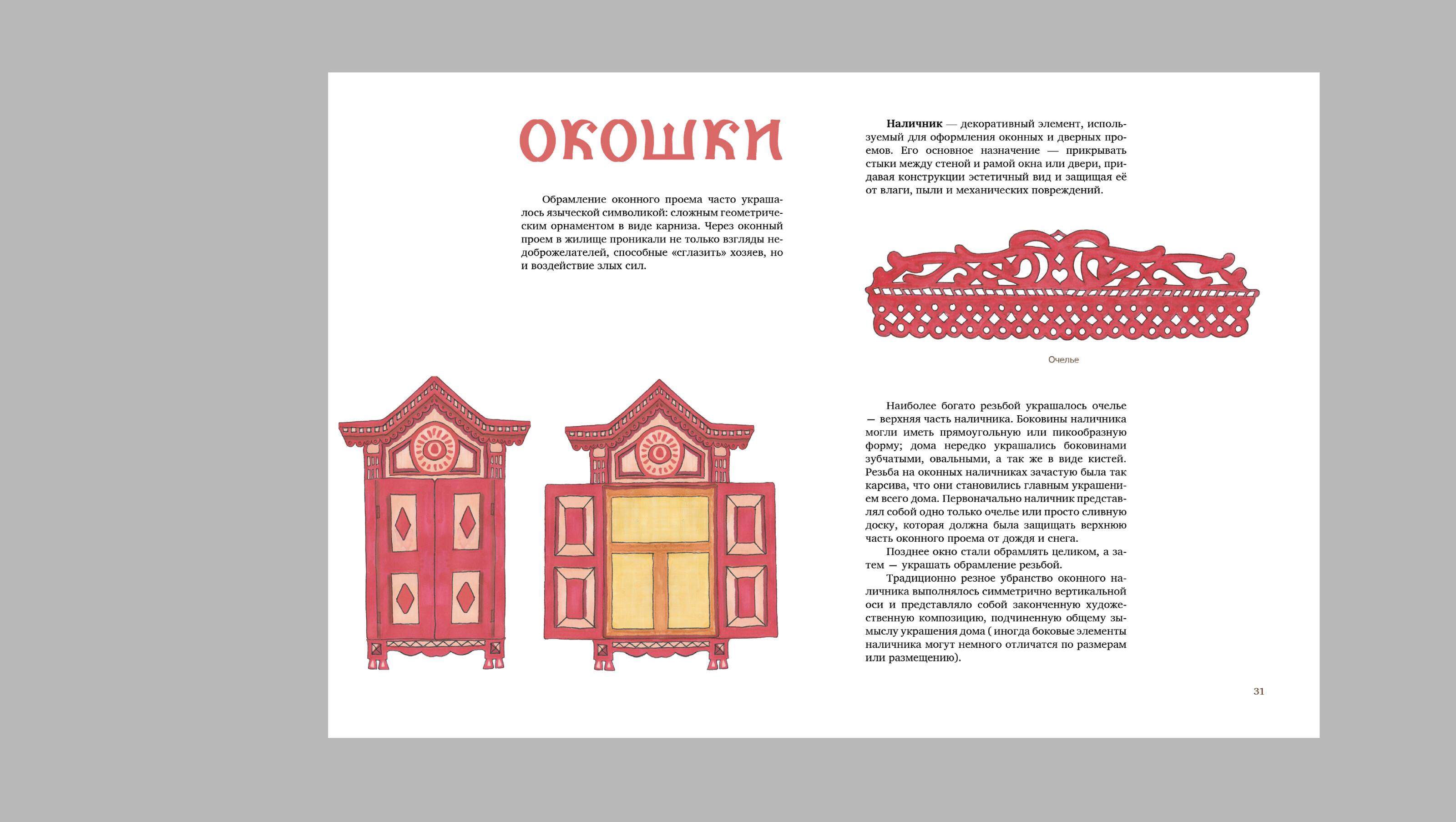 Рабочая тетрадь для внеклассной деятельности «Русская изба» — Изображение №22 — Графика, Архитектура на Dprofile