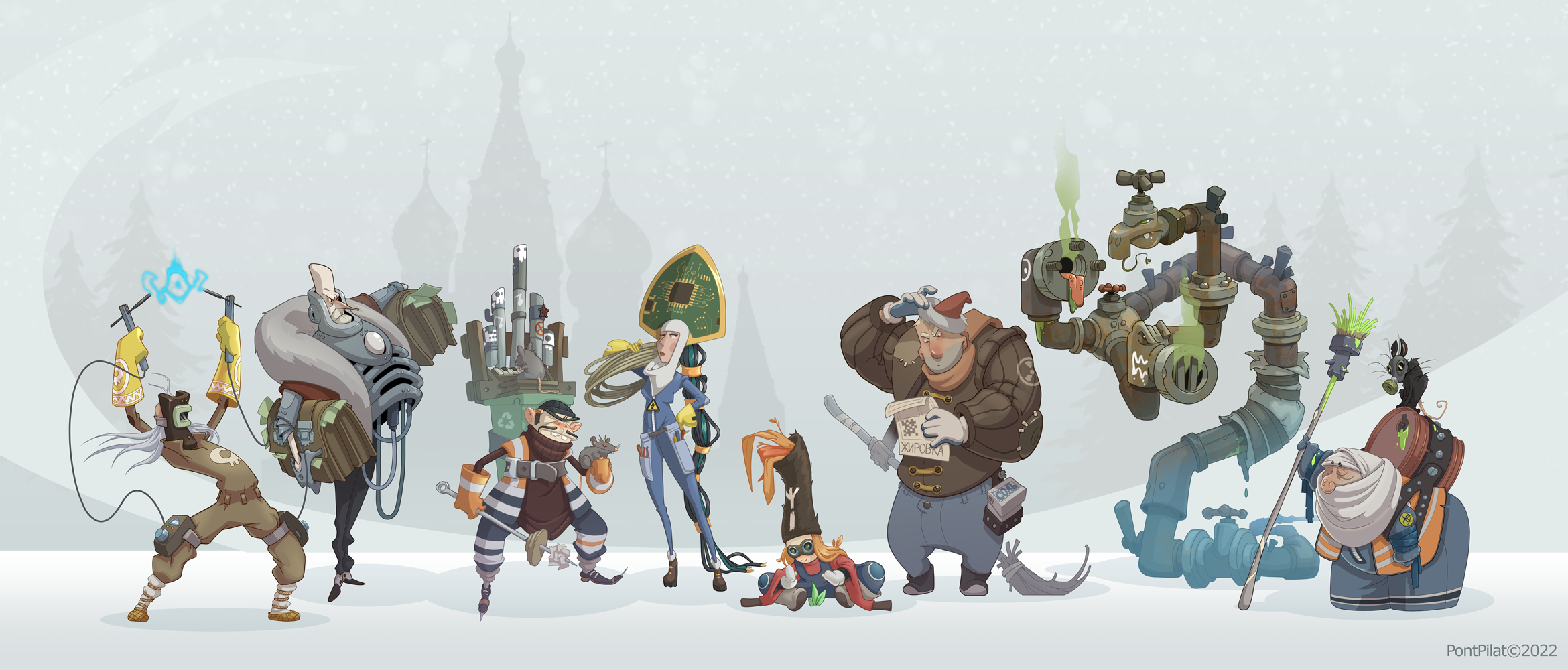 Russian fairy tales — Изображение №1 — Иллюстрация на Dprofile