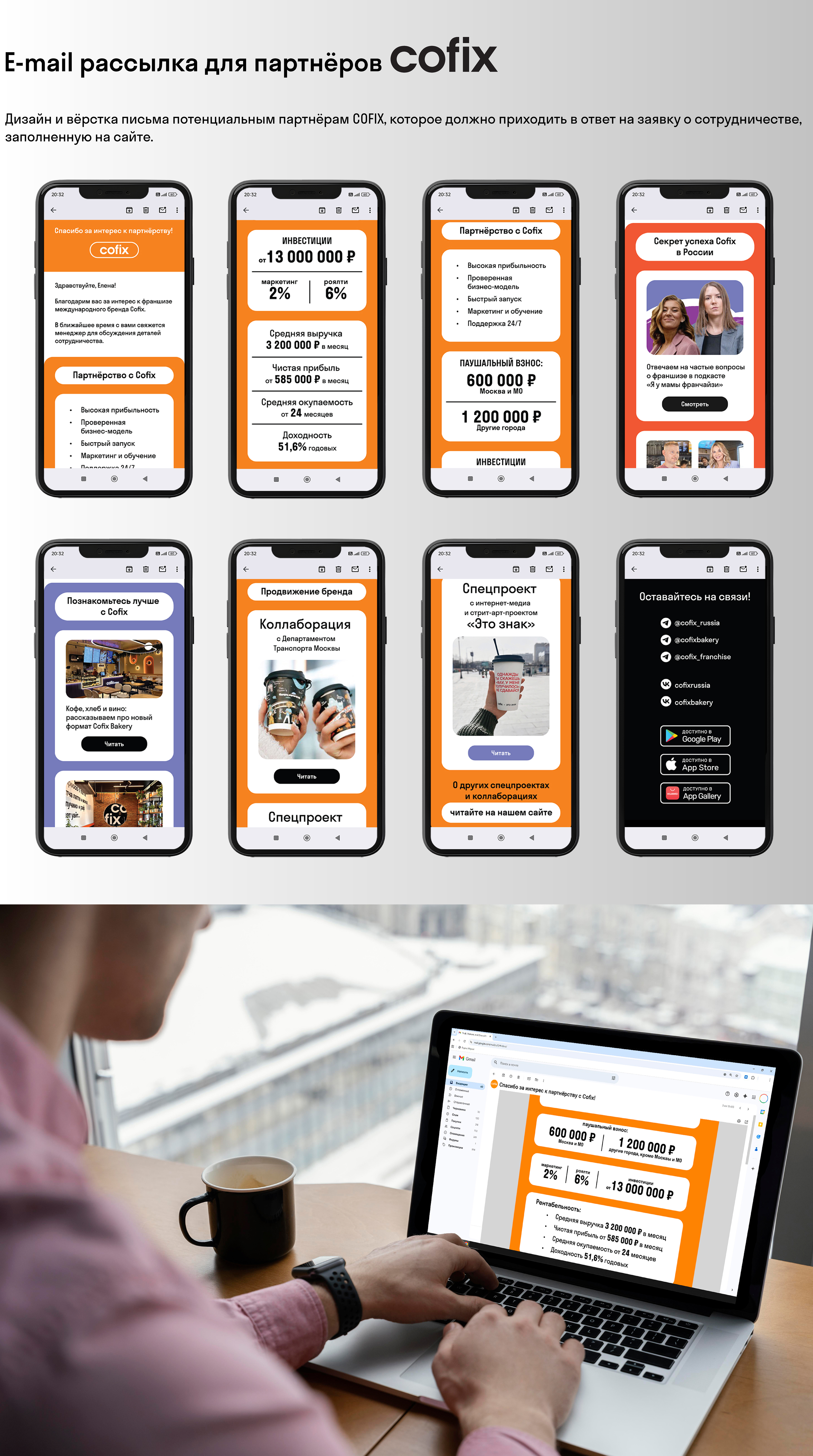 Работа с элементами фирменного стиля Cofix — Изображение №3 — Графика, Маркетинг на Dprofile