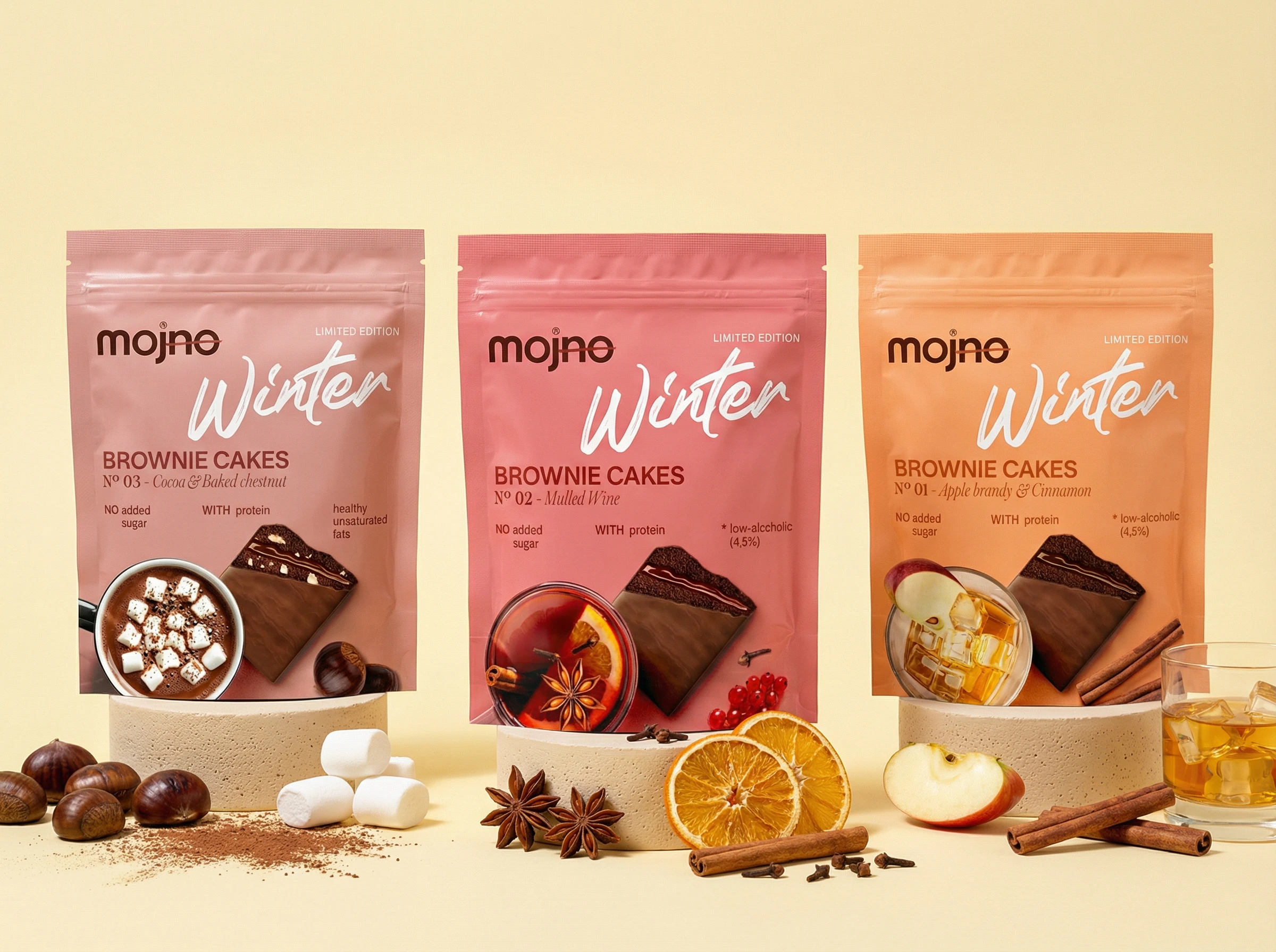 Mojno — протеиновые десерты — Изображение №10 — Брендинг на Dprofile