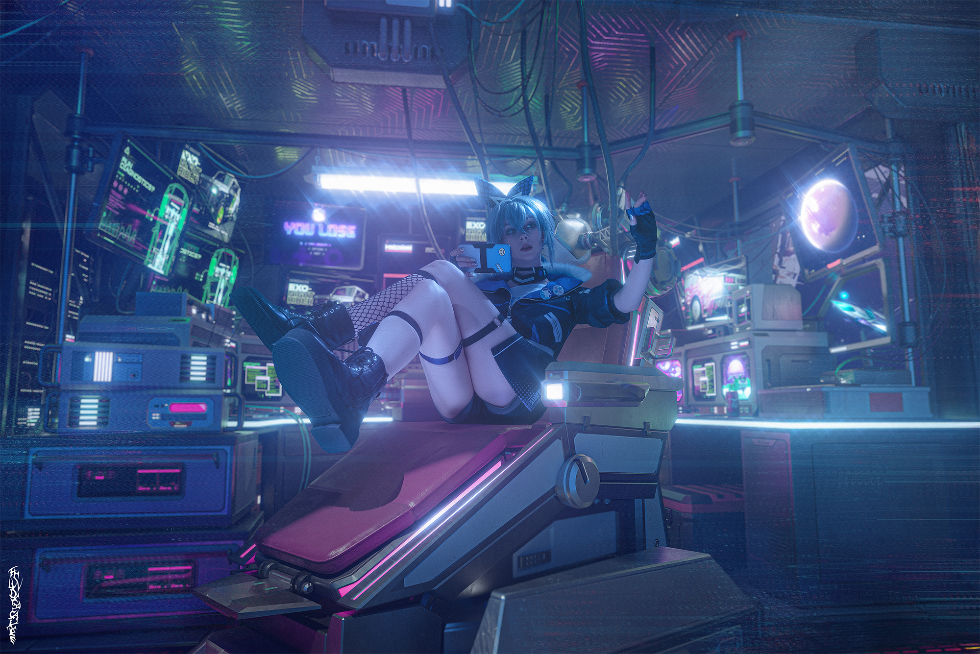 silver wolf from honkai star rail — Изображение №1 — 3D на Dprofile