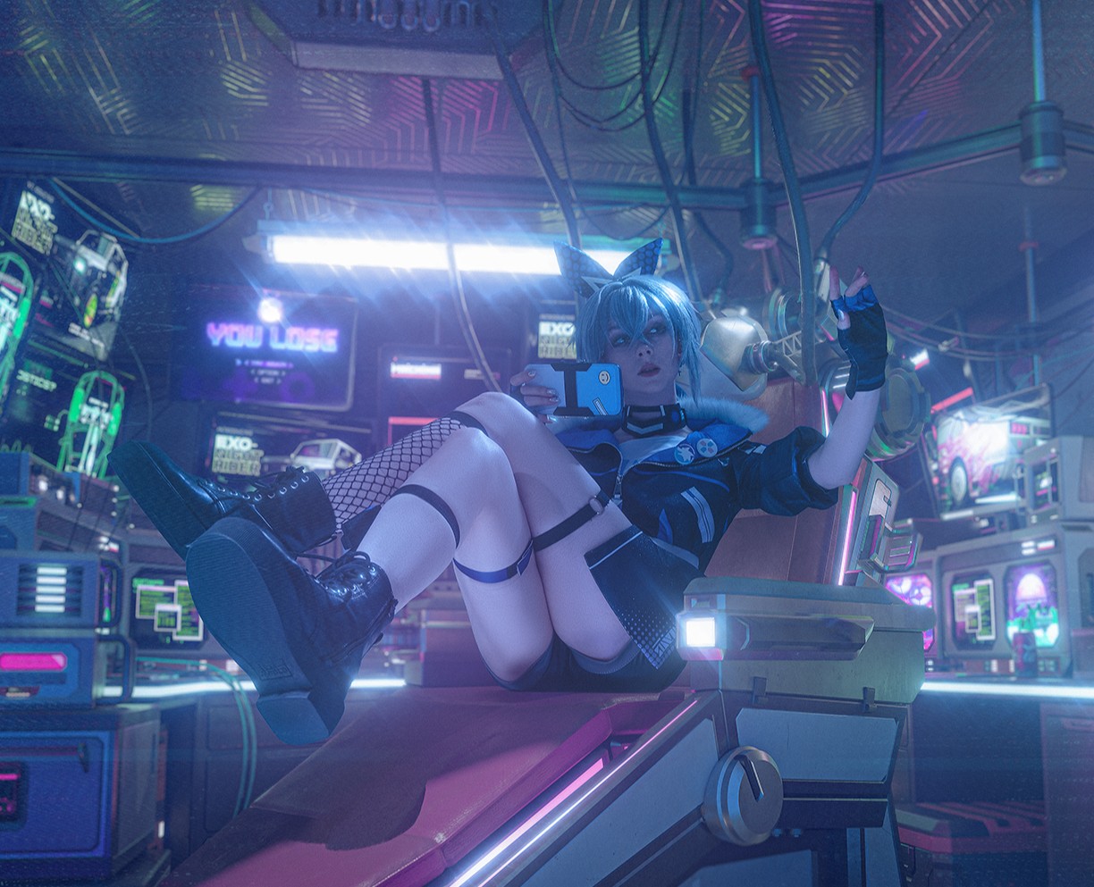 silver wolf from honkai star rail — 3D на Dprofile