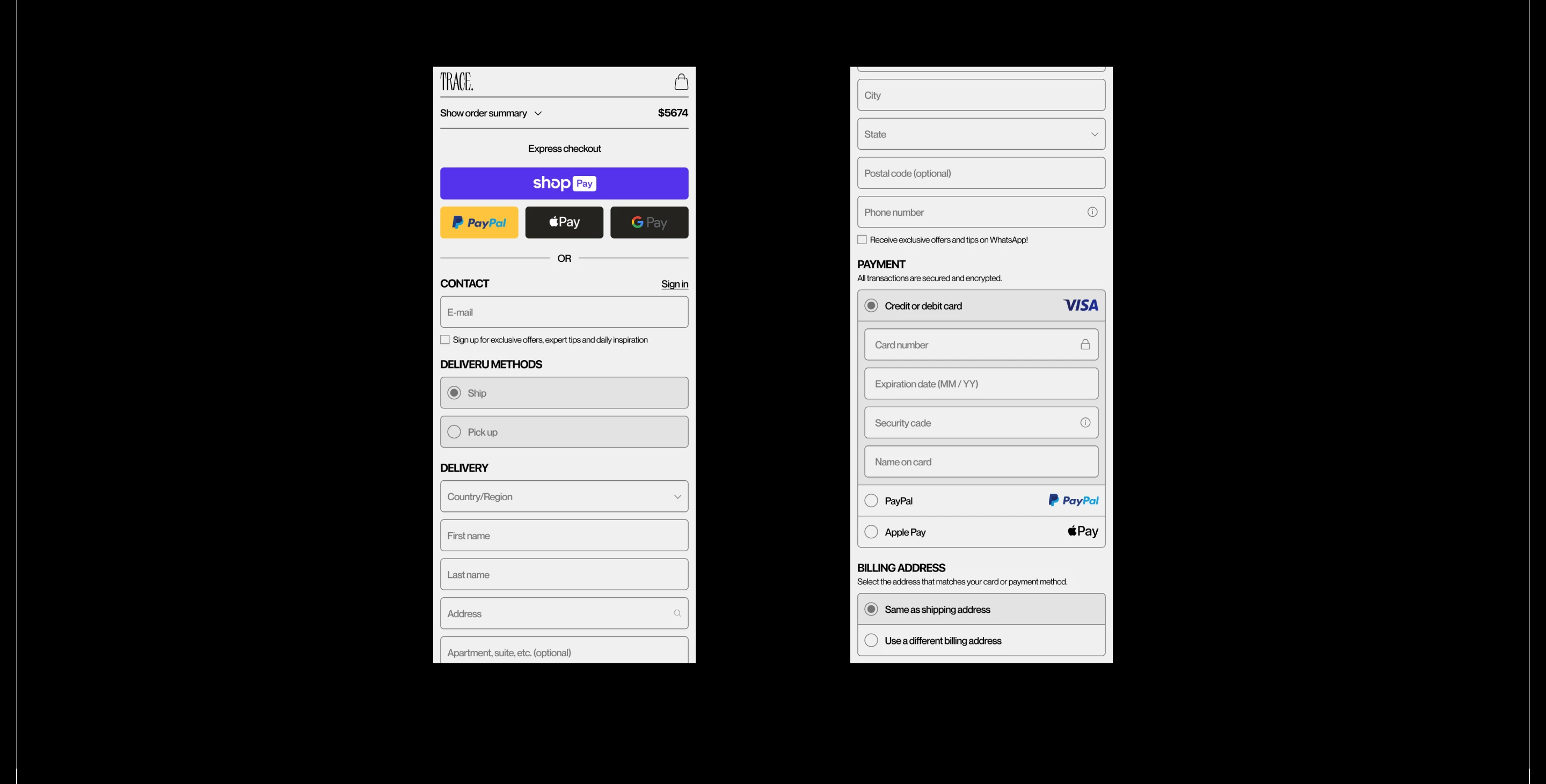 TRACE. Art Gallery | UX/UI Design — Изображение №12 — Интерфейсы на Dprofile