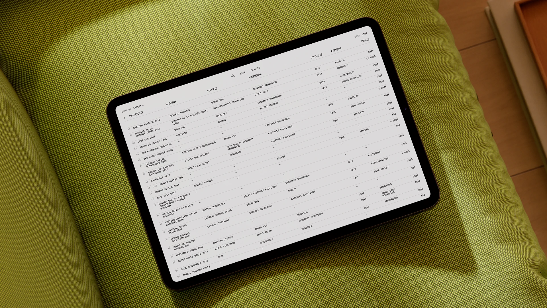 CRUVE. Winery — Изображение №13 — Интерфейсы на Dprofile