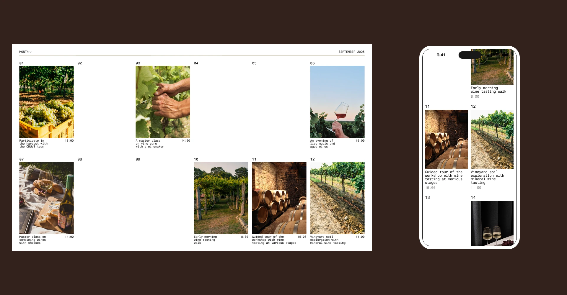CRUVE. Winery — Изображение №24 — Интерфейсы на Dprofile