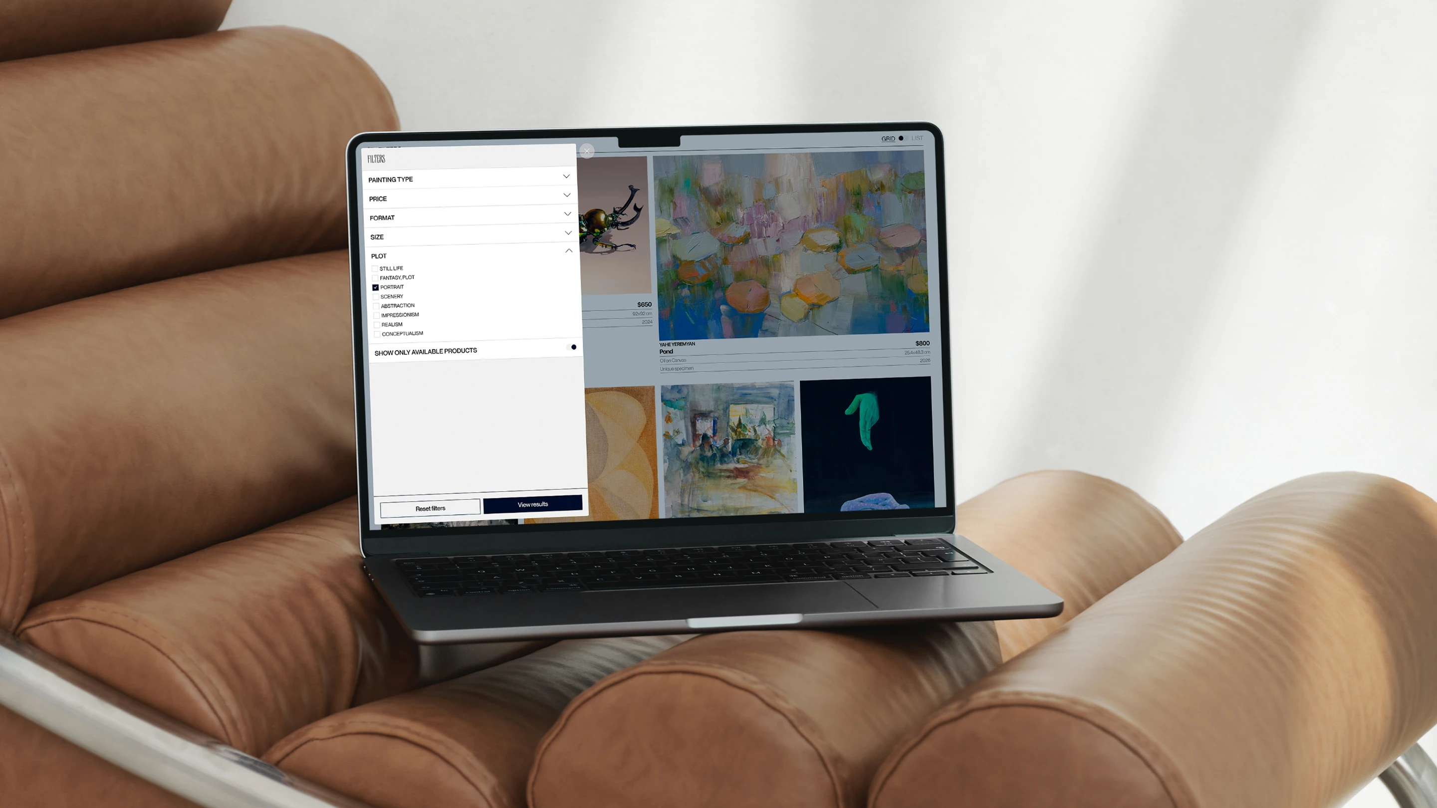 TRACE. Art Gallery | UX/UI Design — Изображение №7 — Интерфейсы на Dprofile