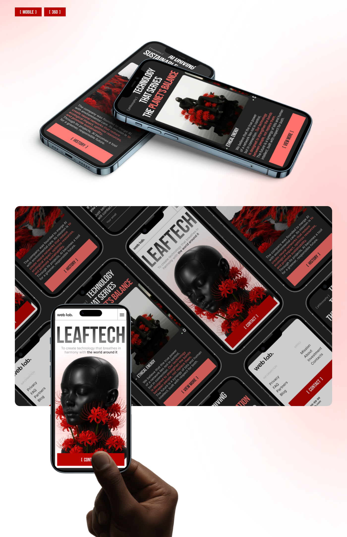 LEAFTECH | Website — Изображение №7 — Интерфейсы на Dprofile