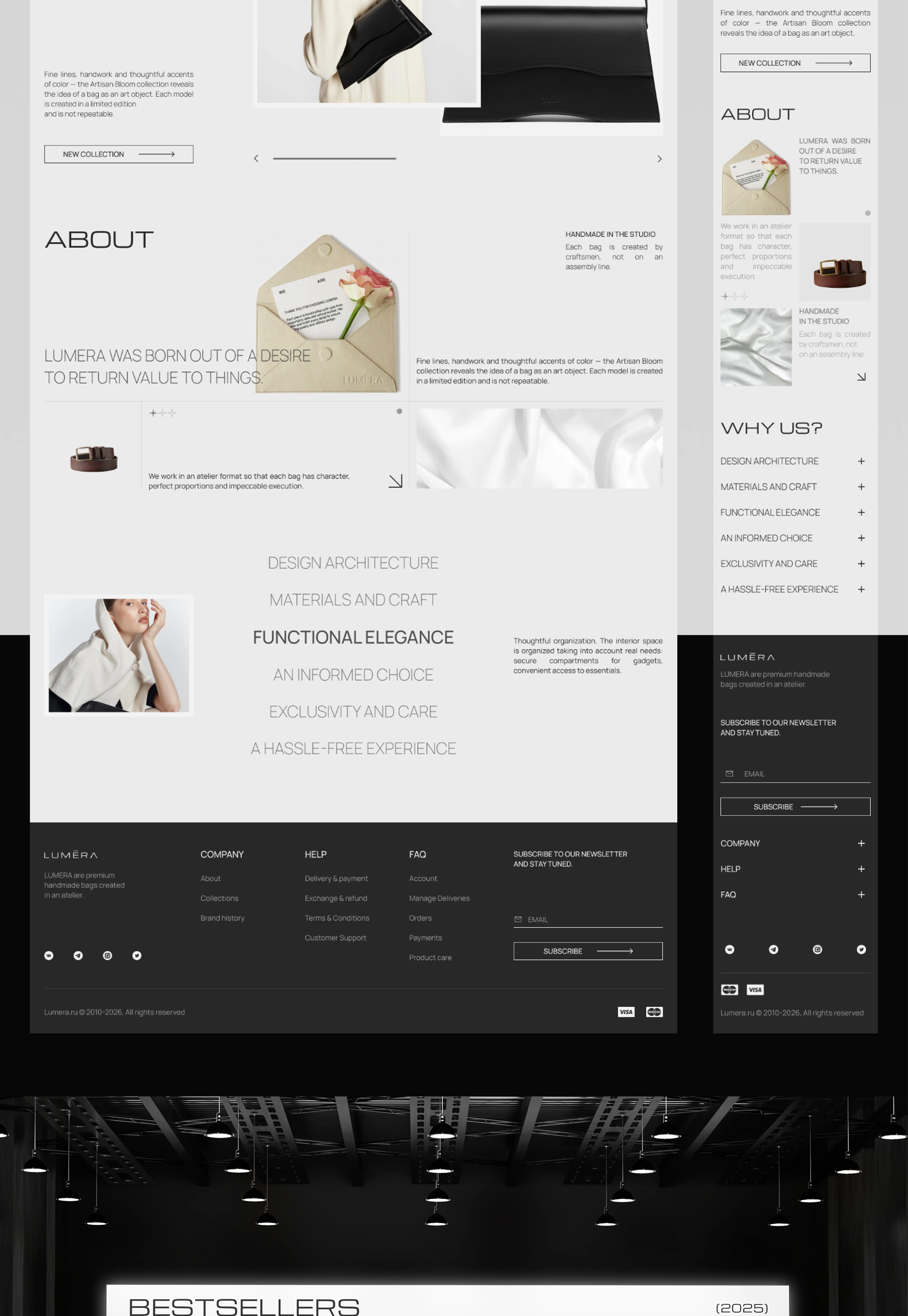 Веб-дизайн для электронной коммерции Lumera — Изображение №9 — Интерфейсы, Промдизайн на Dprofile