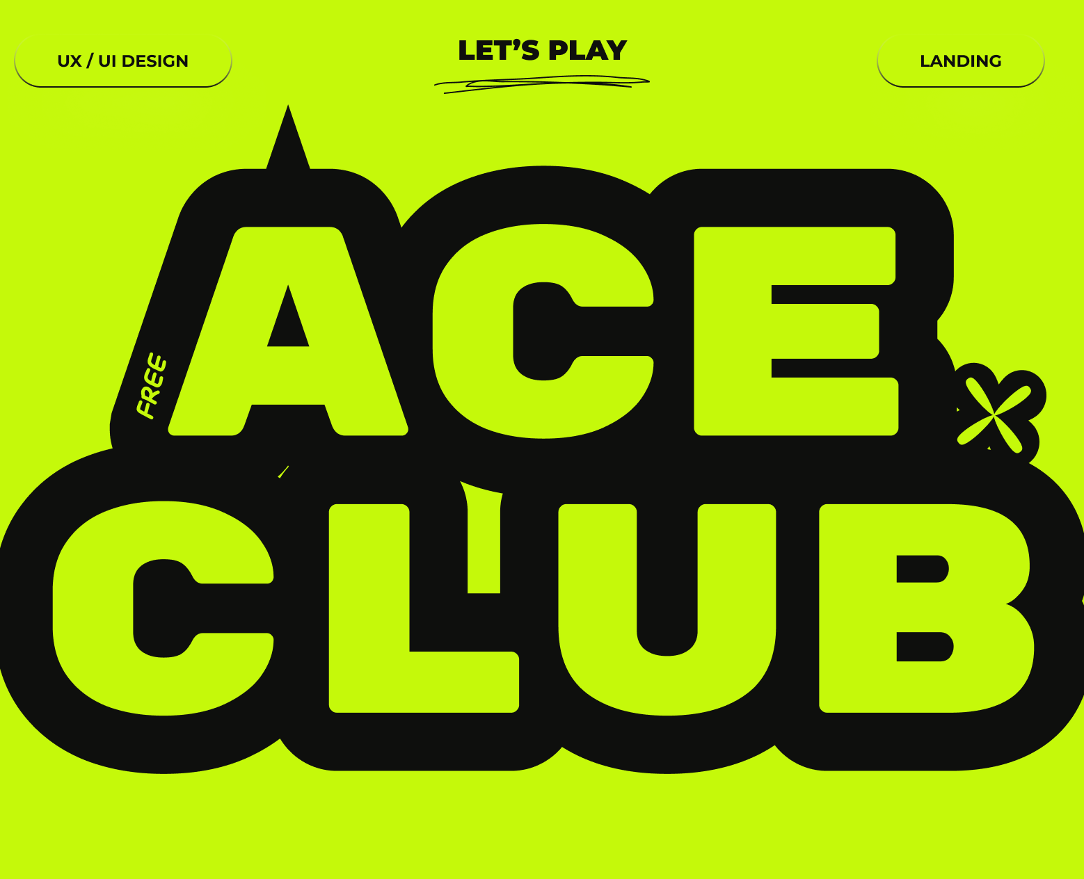 Landing page | ACE CLUB на Dprofile