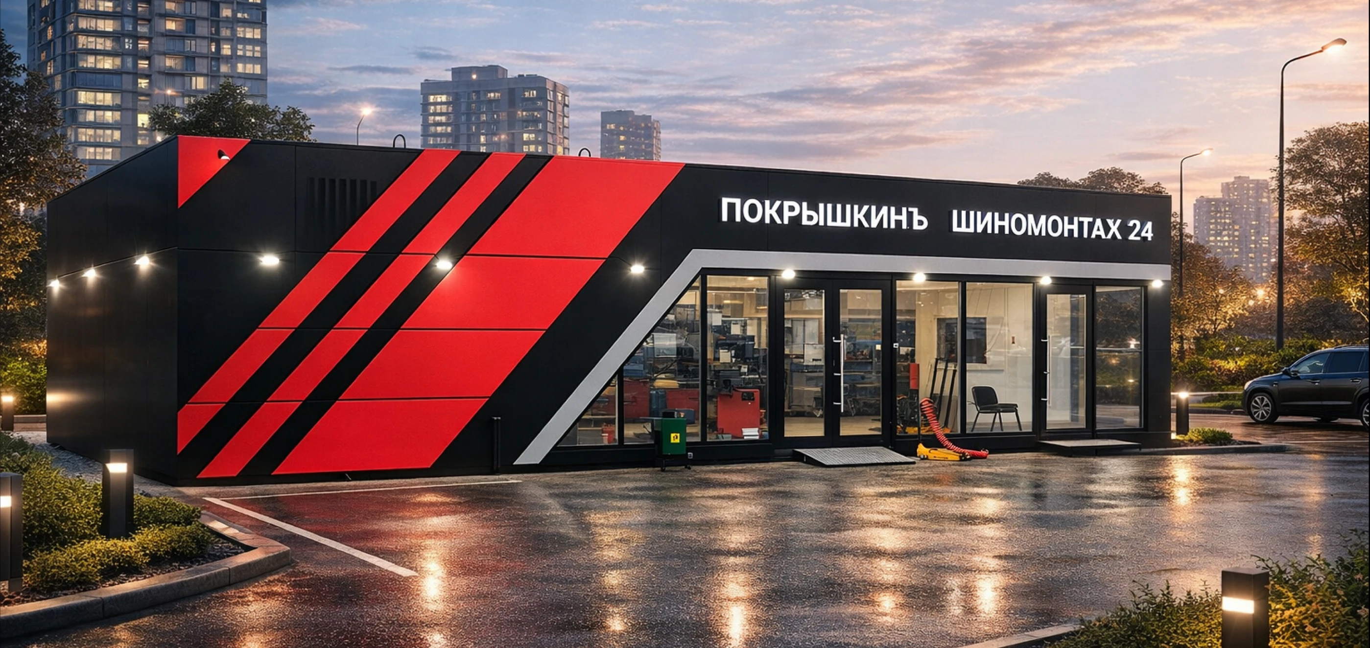 Айдентика сети шиномонтажей «Покрышкинъ» — Изображение №10 — Брендинг на Dprofile