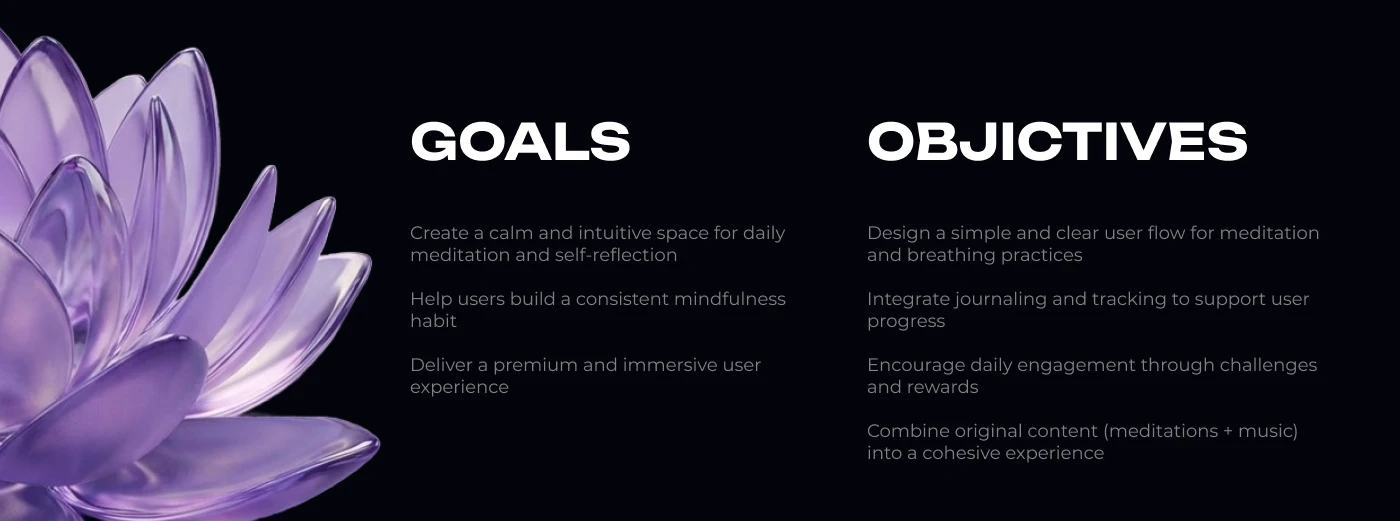 Meditation App | UX/UI Design — Изображение №2 — Интерфейсы на Dprofile