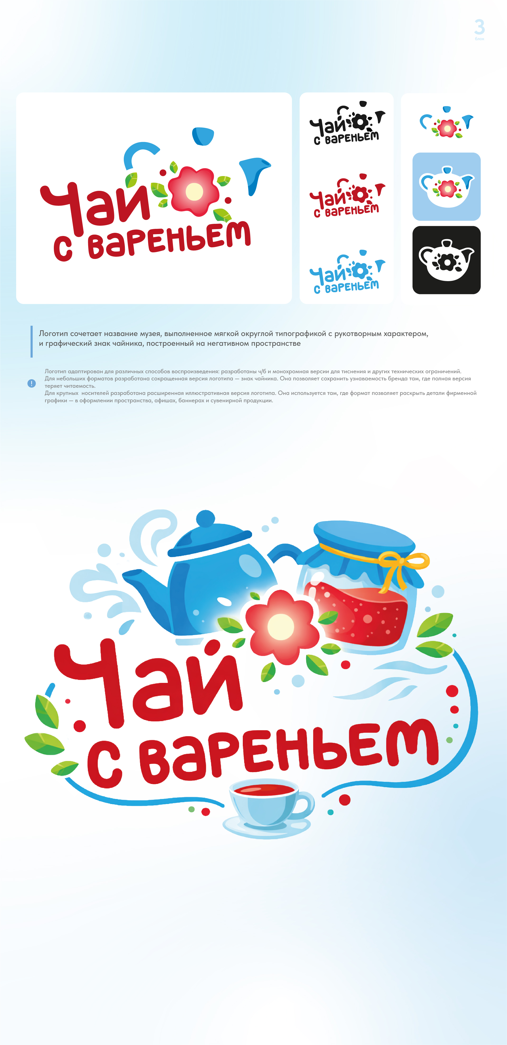Чай с вареньем | Редизайн айдентики — Изображение №3 — Брендинг, Иллюстрация на Dprofile