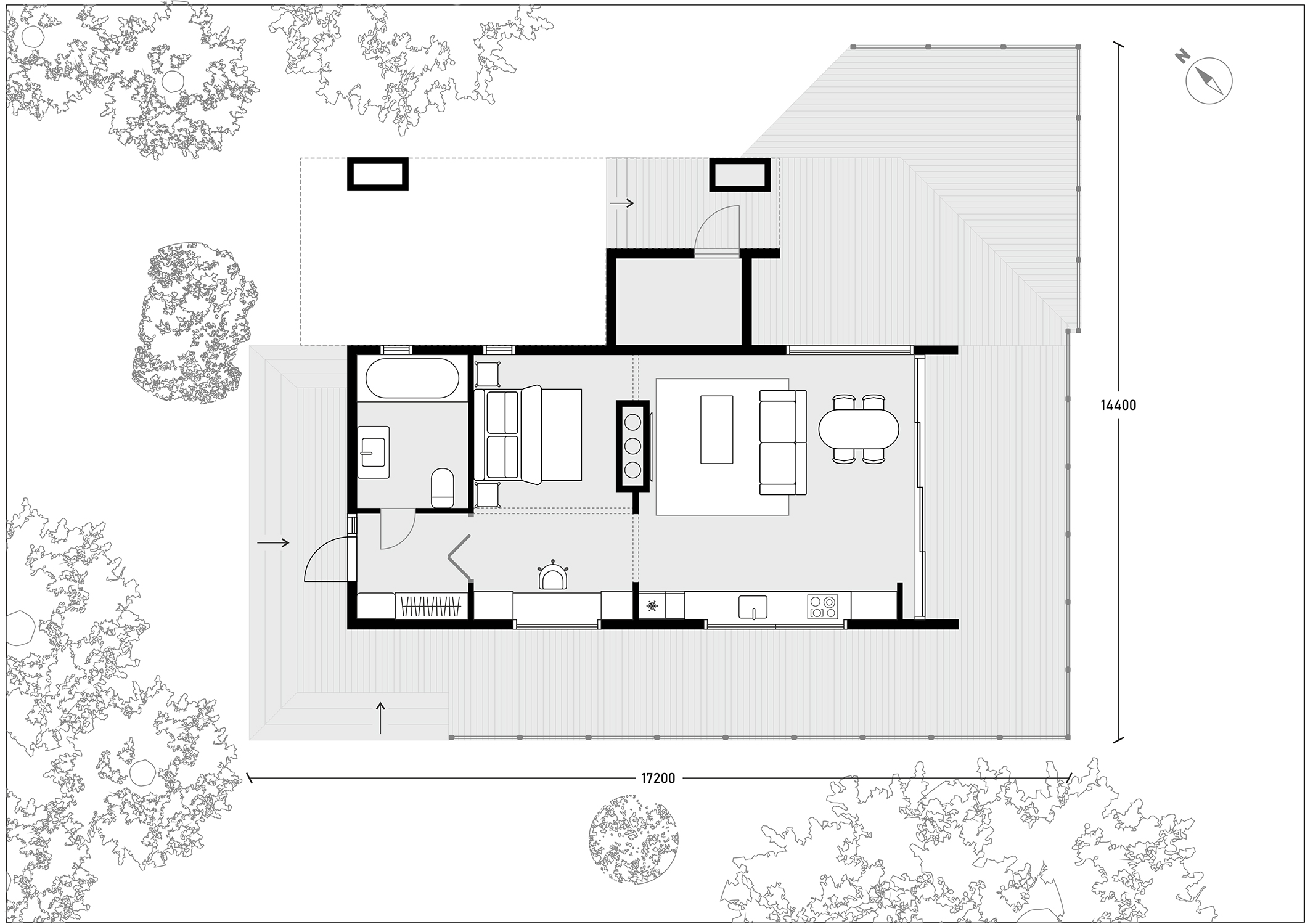 House Beneath the Canopy — Изображение №3 — 3D, Архитектура на Dprofile