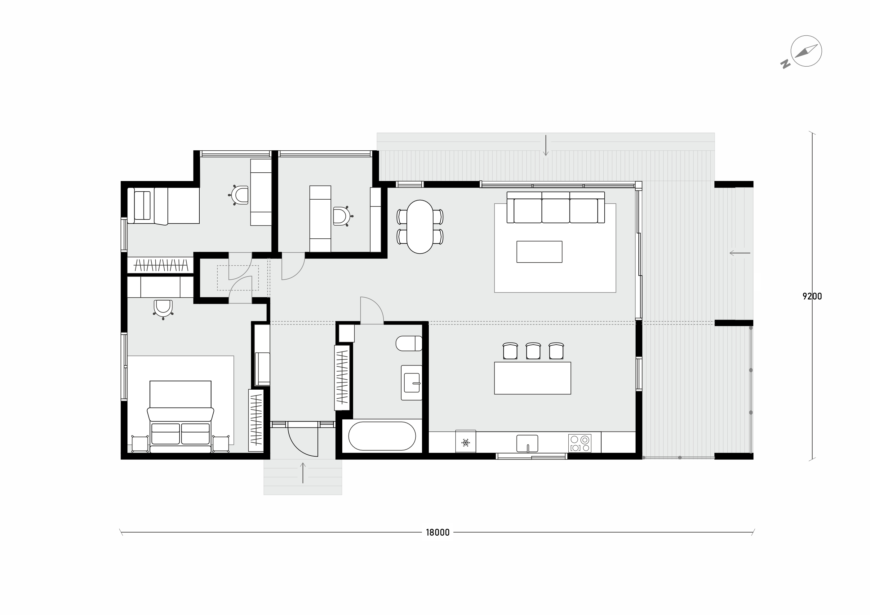 Birchwood Barnhouse. Архитектурная визуализация — Изображение №5 — 3D, Архитектура на Dprofile