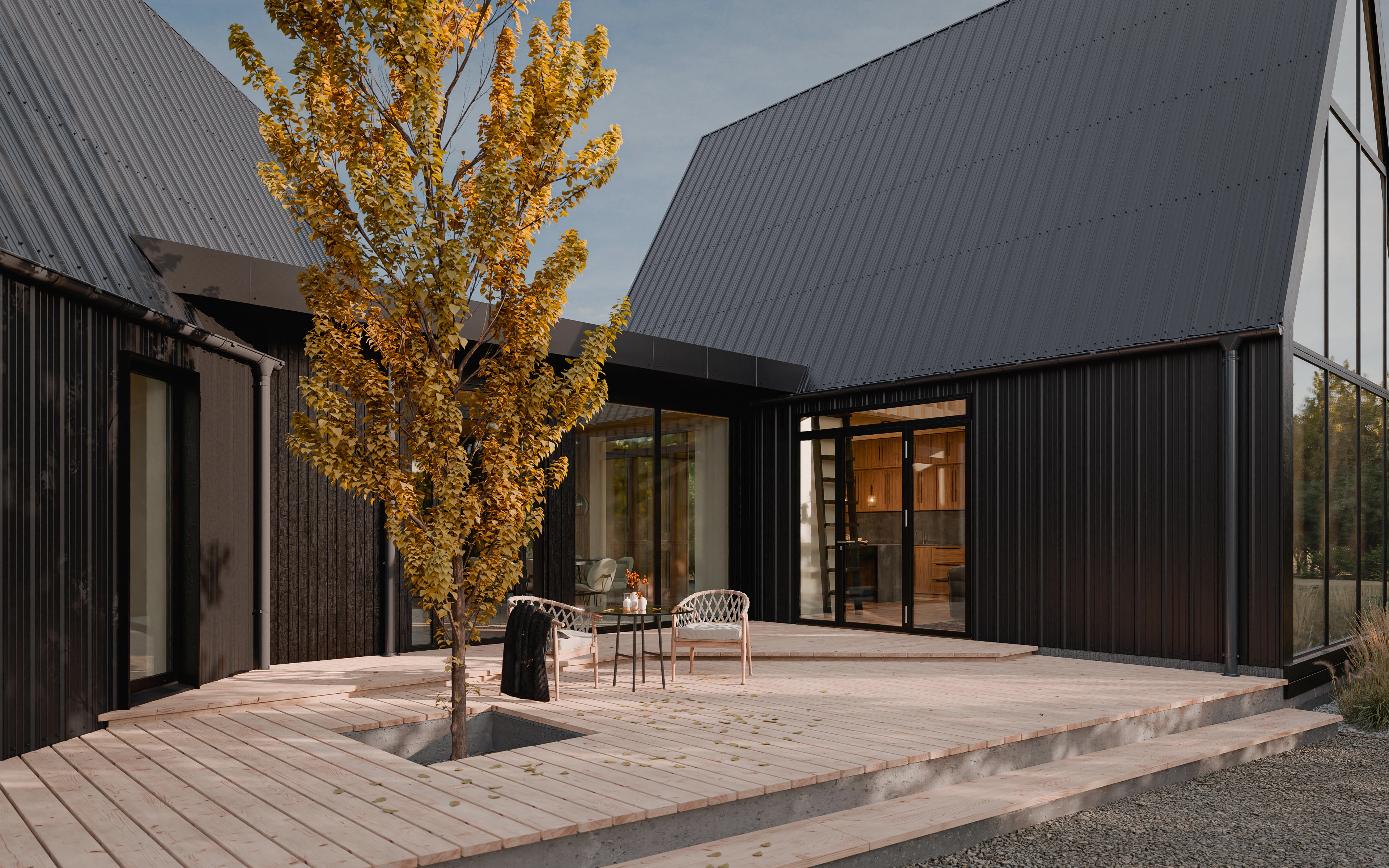 Double black barnhouse project — Изображение №5 — 3D, Архитектура на Dprofile