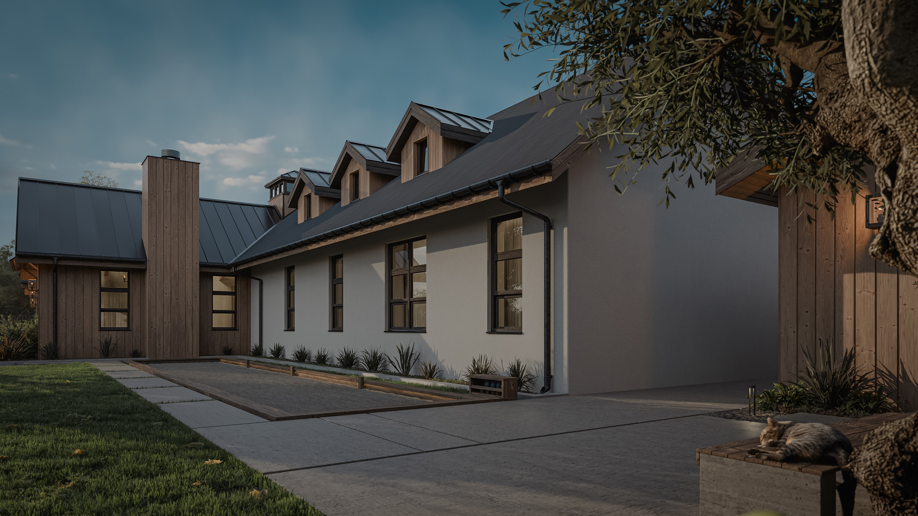 THE RANCH HOUSE — Изображение №9 — 3D, Архитектура на Dprofile