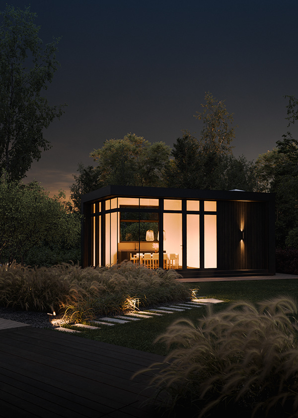 "SNEGIRI HOUSE" cottage landscape visualization — Изображение №12 — 3D, Архитектура на Dprofile