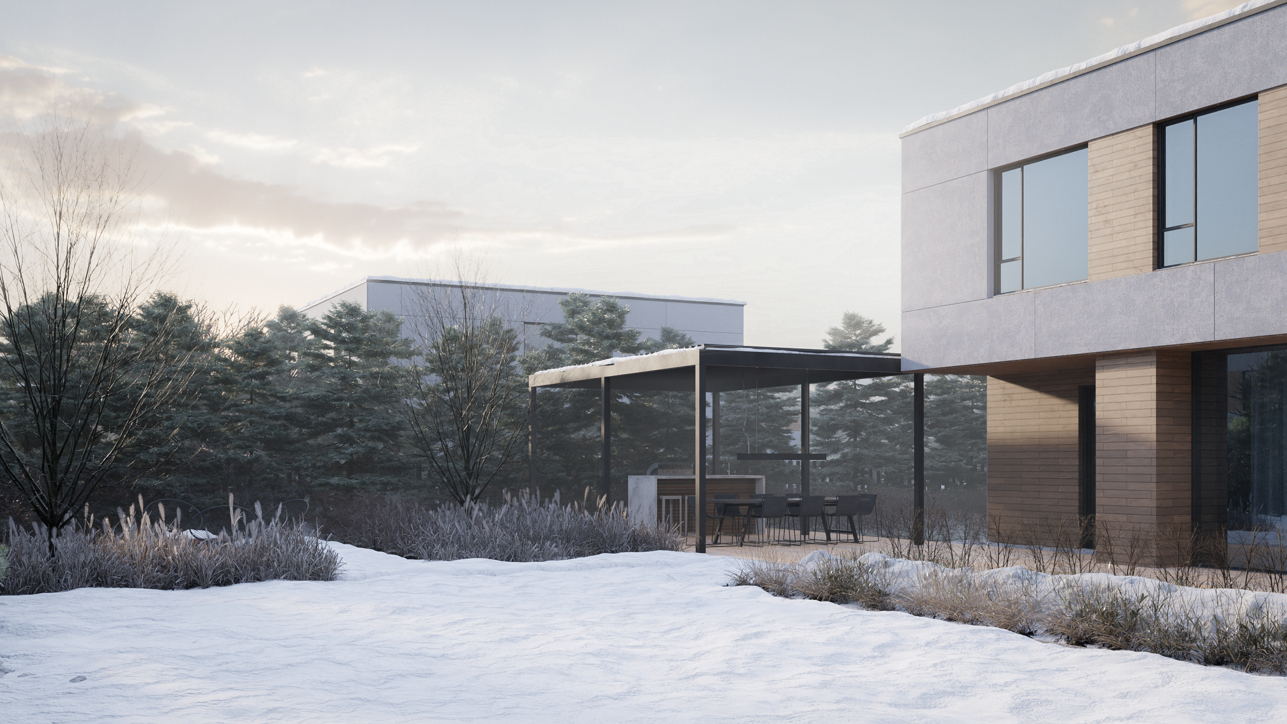 Novogorsk modern house — Изображение №9 — 3D, Архитектура на Dprofile