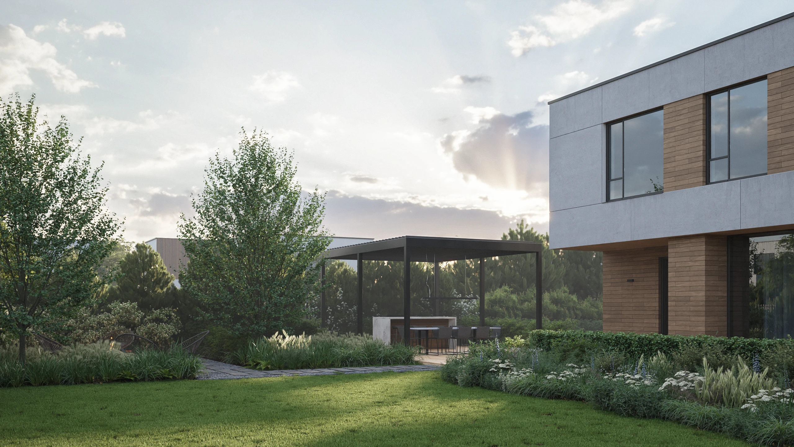 Novogorsk modern house — Изображение №2 — 3D, Архитектура на Dprofile