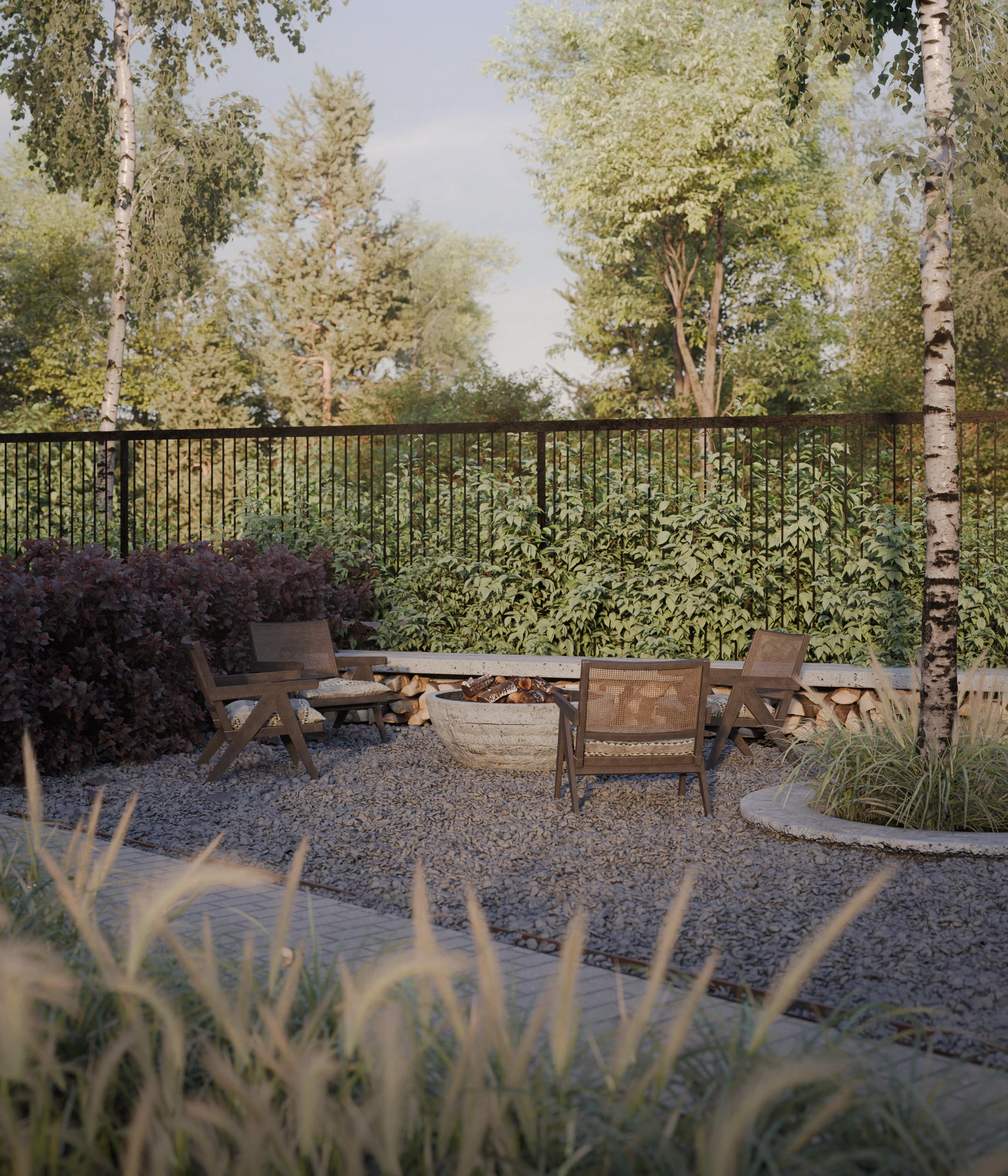 "SNEGIRI HOUSE" cottage landscape visualization — Изображение №9 — 3D, Архитектура на Dprofile