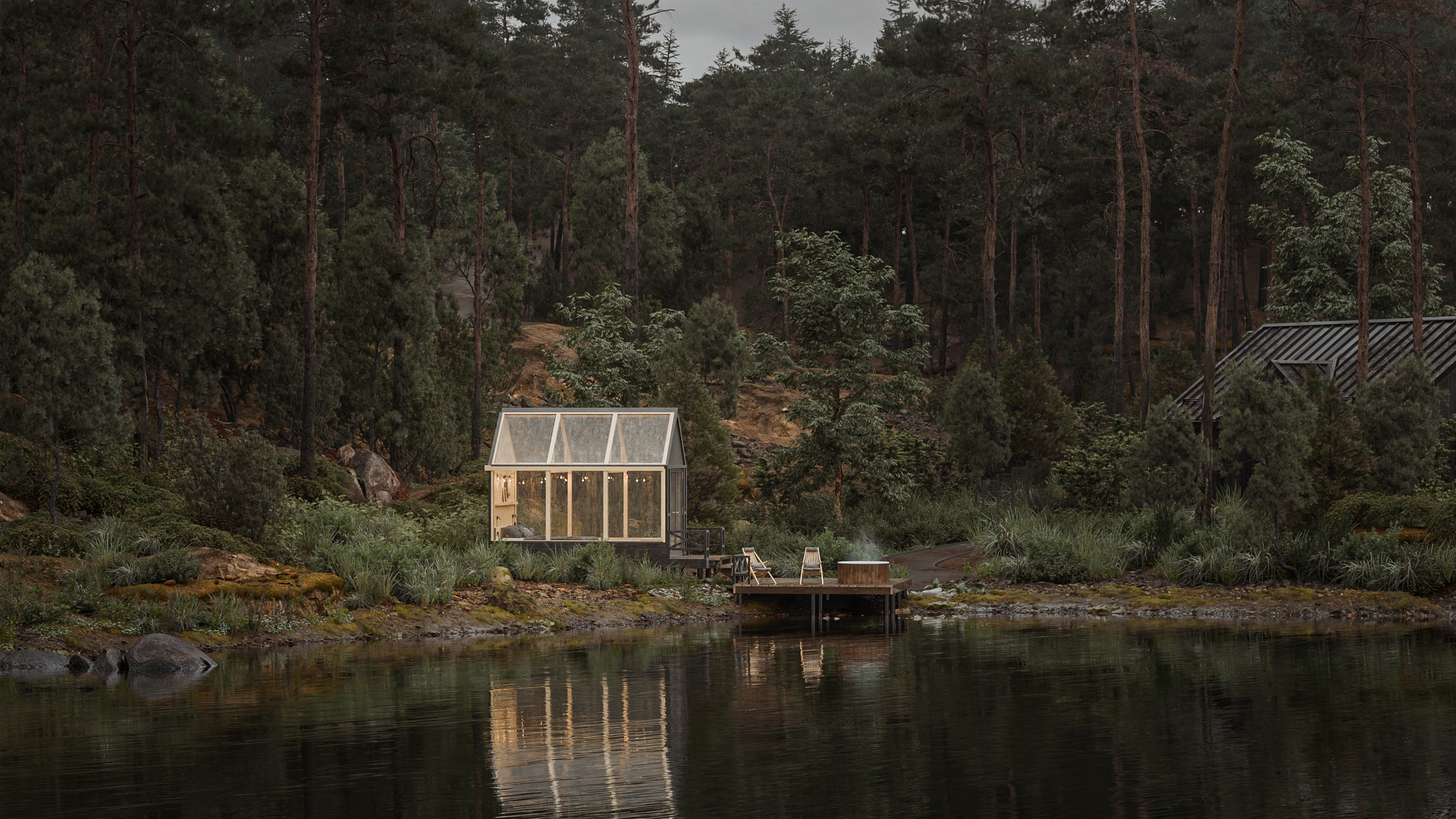 Attefallshus visualization remaster — Изображение №9 — 3D, Архитектура на Dprofile