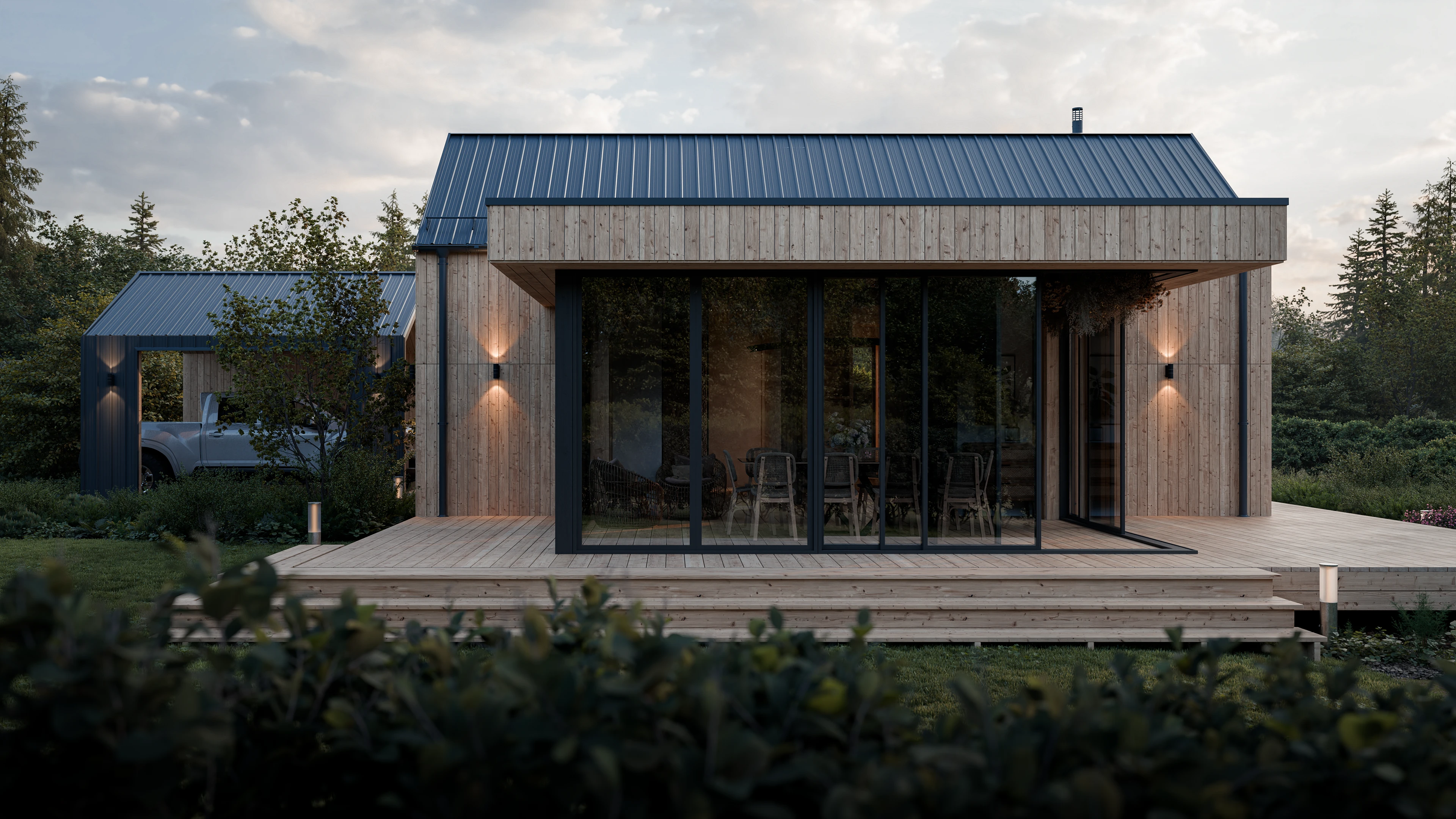 Lakeside Cabin Retreat — Изображение №4 — 3D, Архитектура на Dprofile