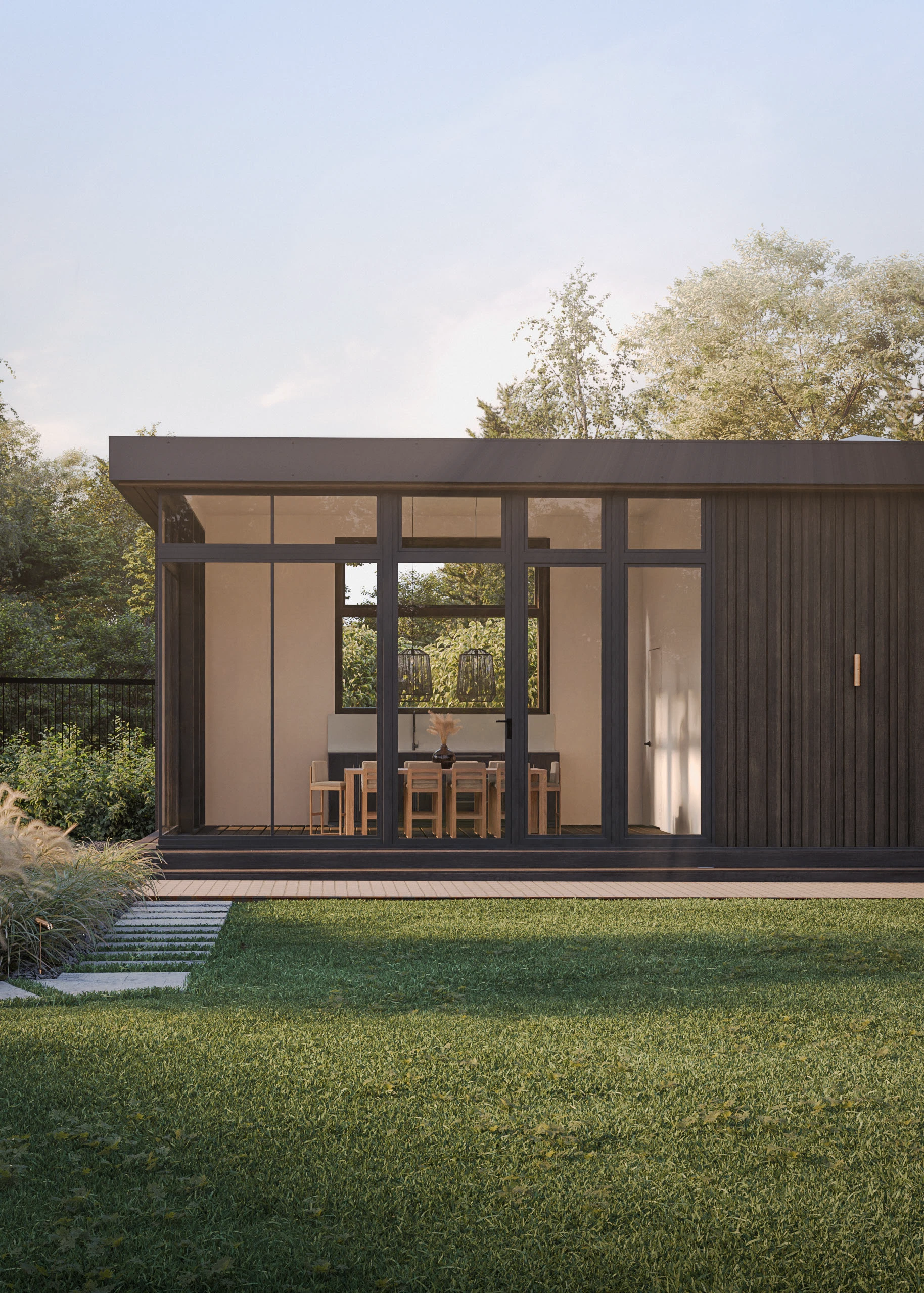 "SNEGIRI HOUSE" cottage landscape visualization — Изображение №10 — 3D, Архитектура на Dprofile