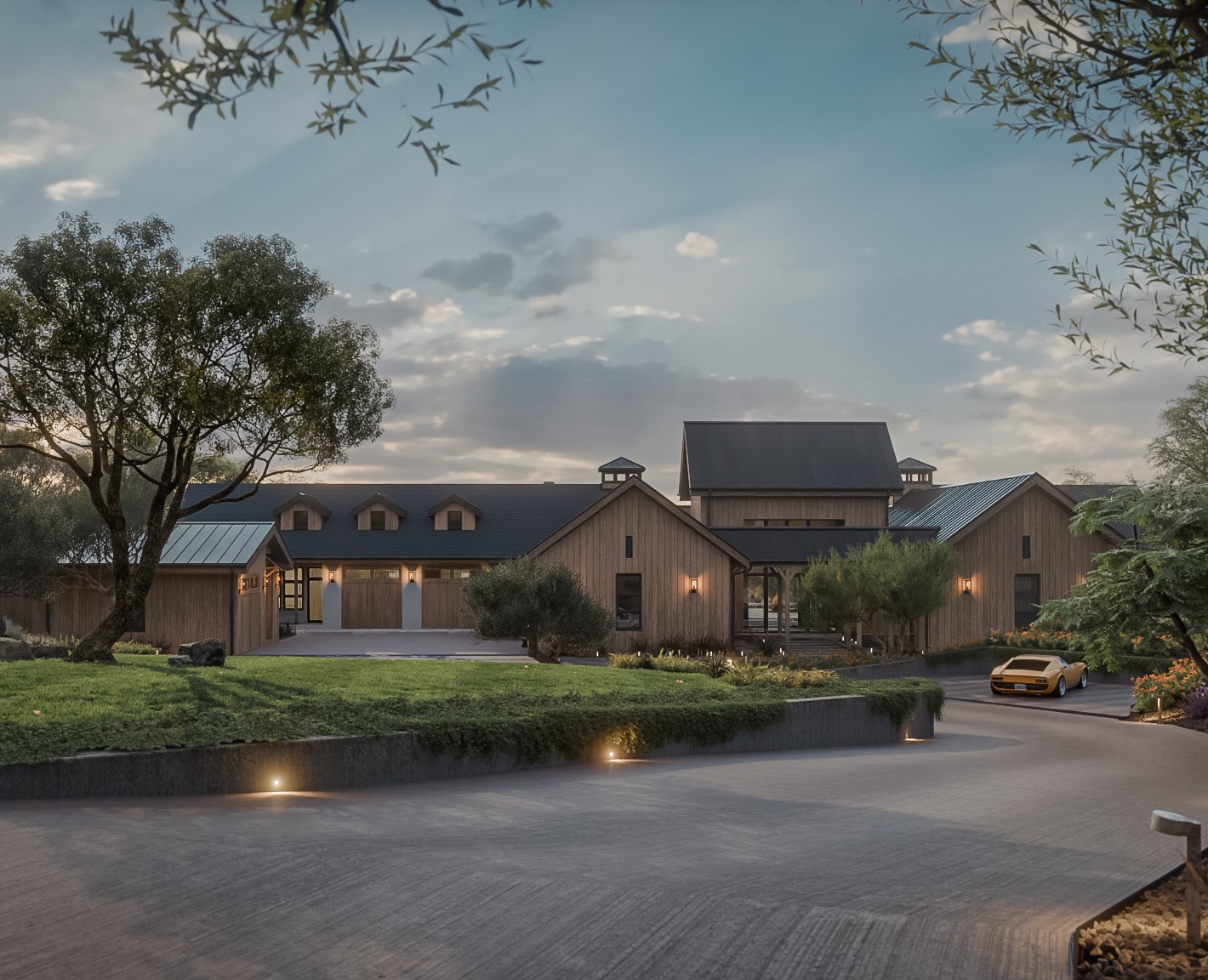 THE RANCH HOUSE — 3D, Архитектура на Dprofile