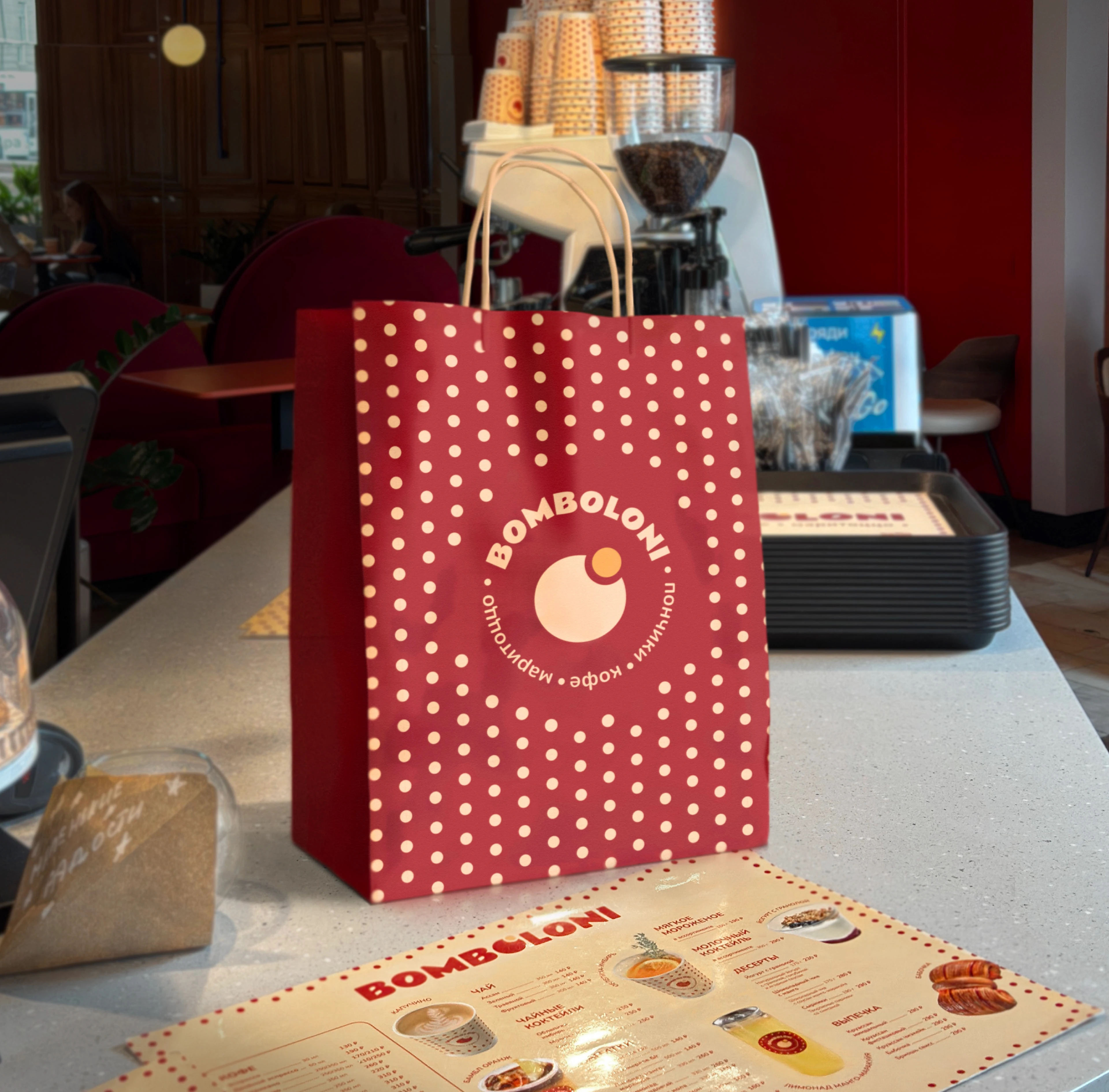 BOMBOLONI café-pastry — Изображение №10 — Брендинг на Dprofile