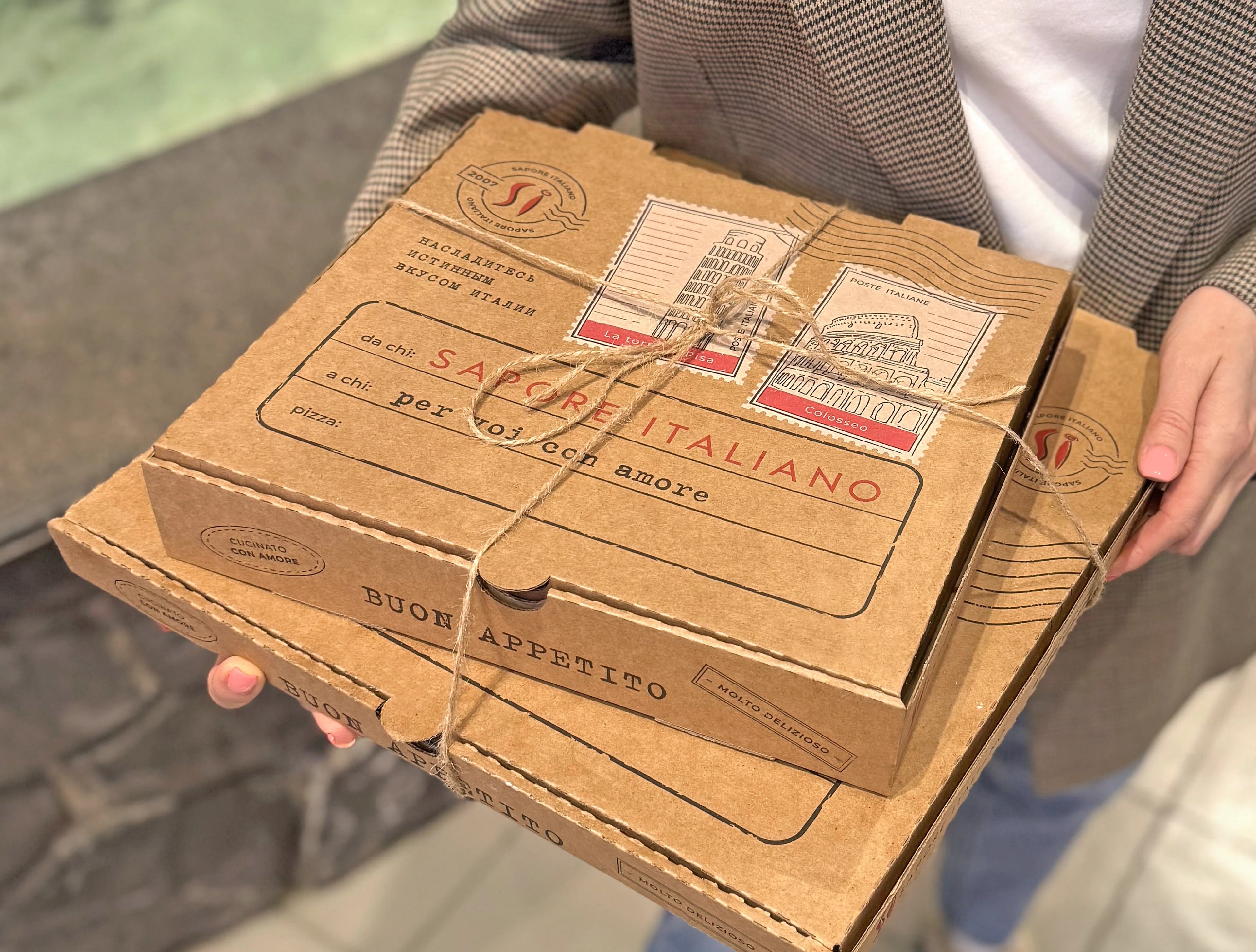 Delivery packaging design for SAPORE ITALIANO — Изображение №1 — Брендинг на Dprofile