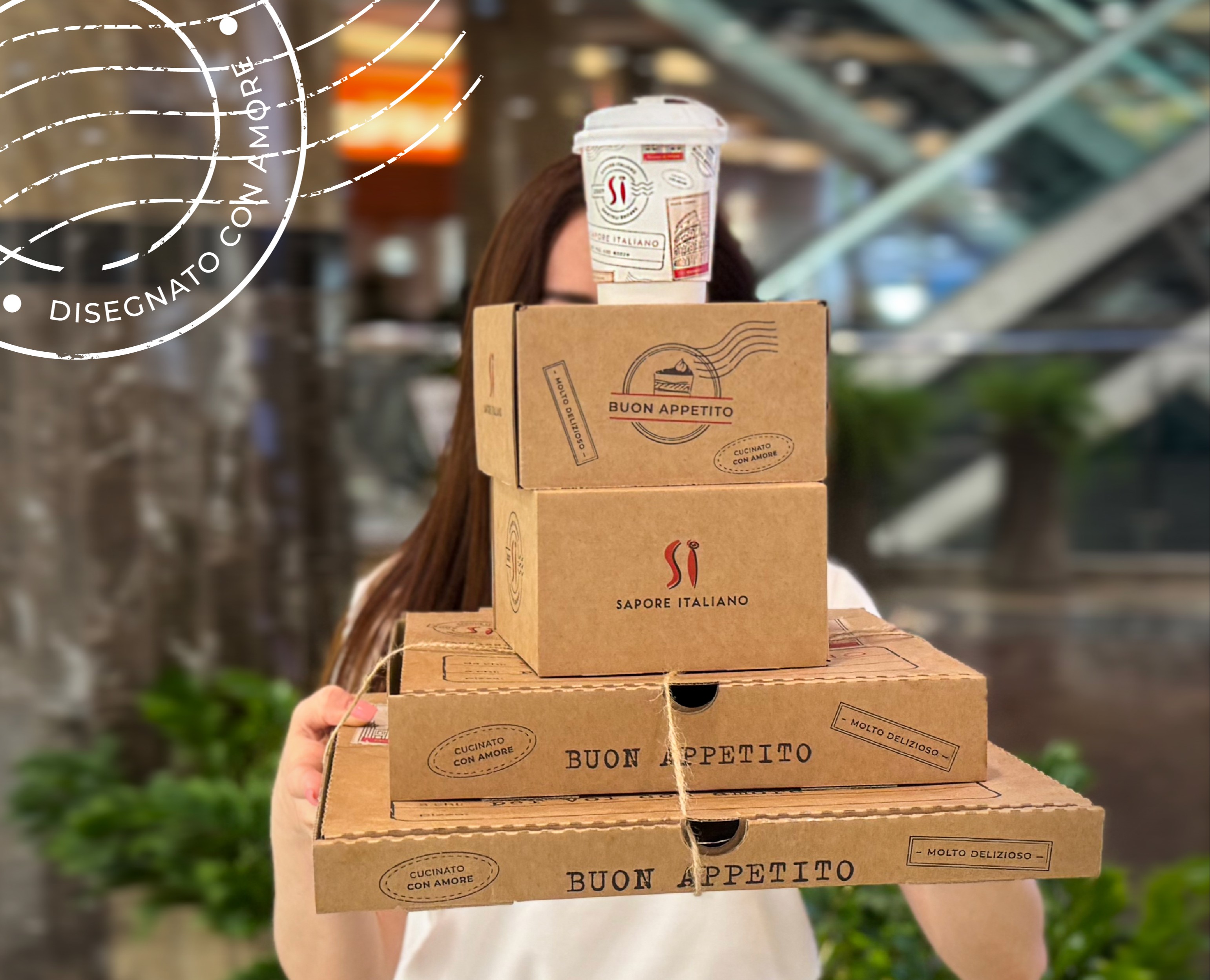 Delivery packaging design for SAPORE ITALIANO — Брендинг на Dprofile